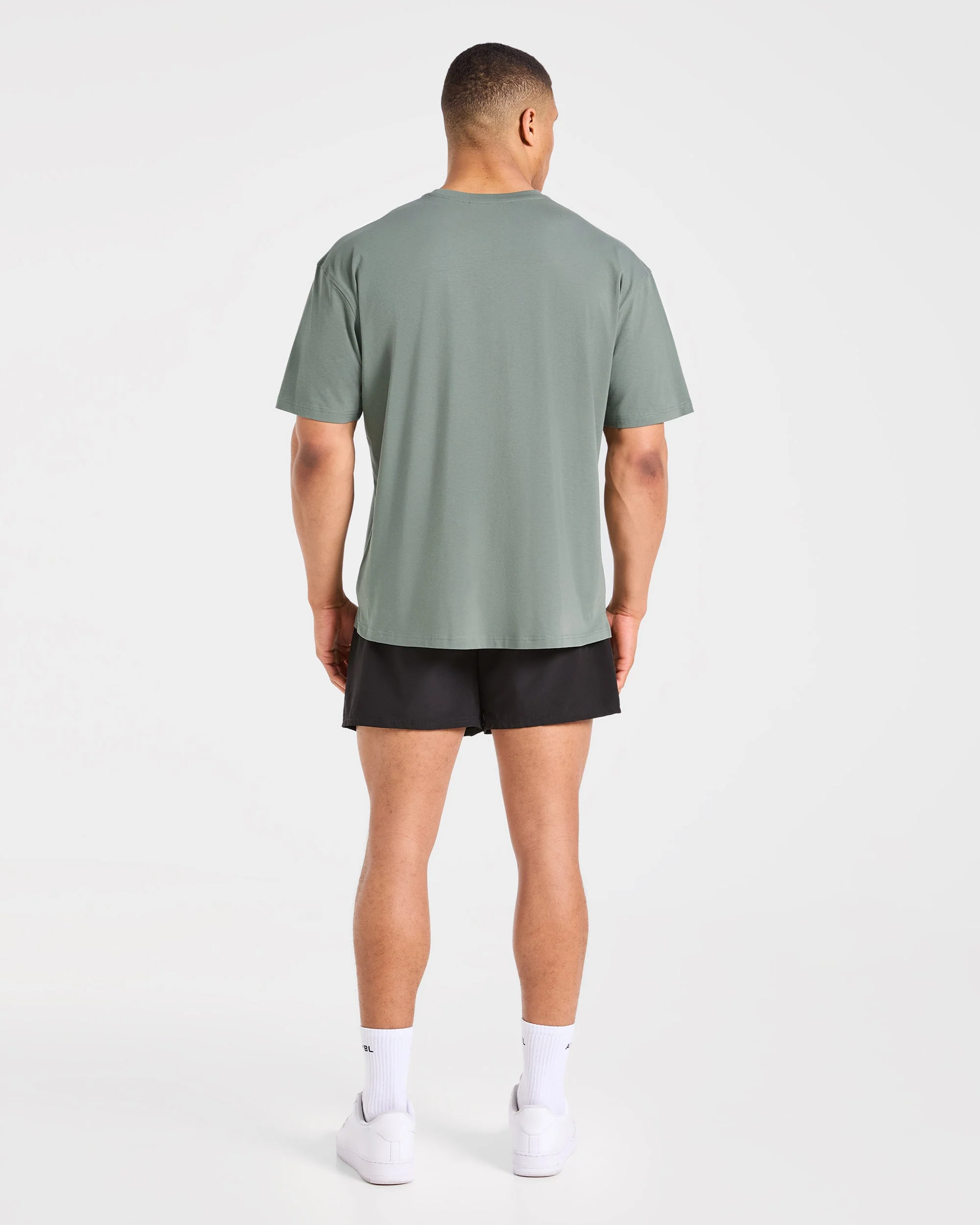 Force Oversized T Shirt - Deep Sage - Image 4