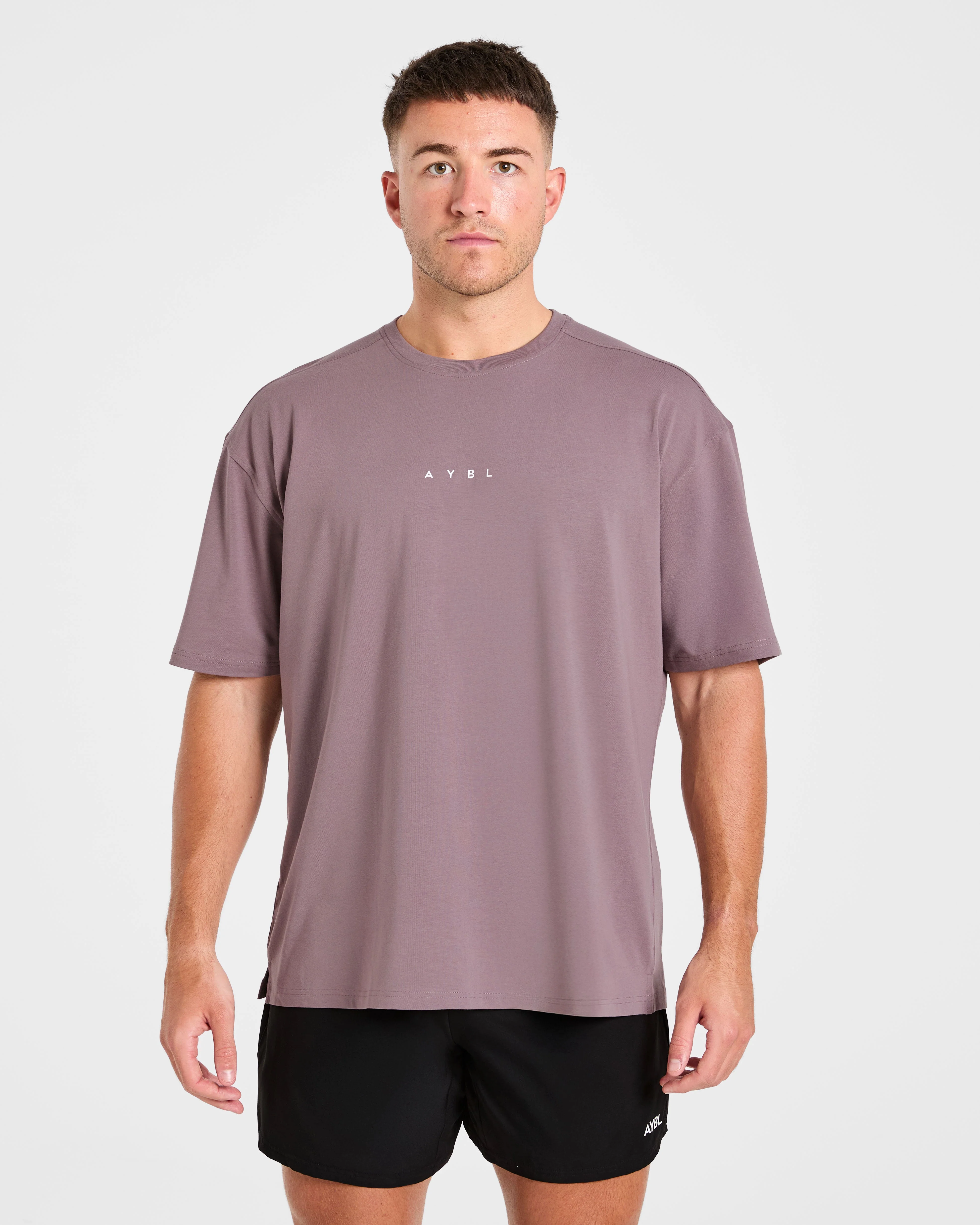 Force Oversized T Shirt - Heavy Purple