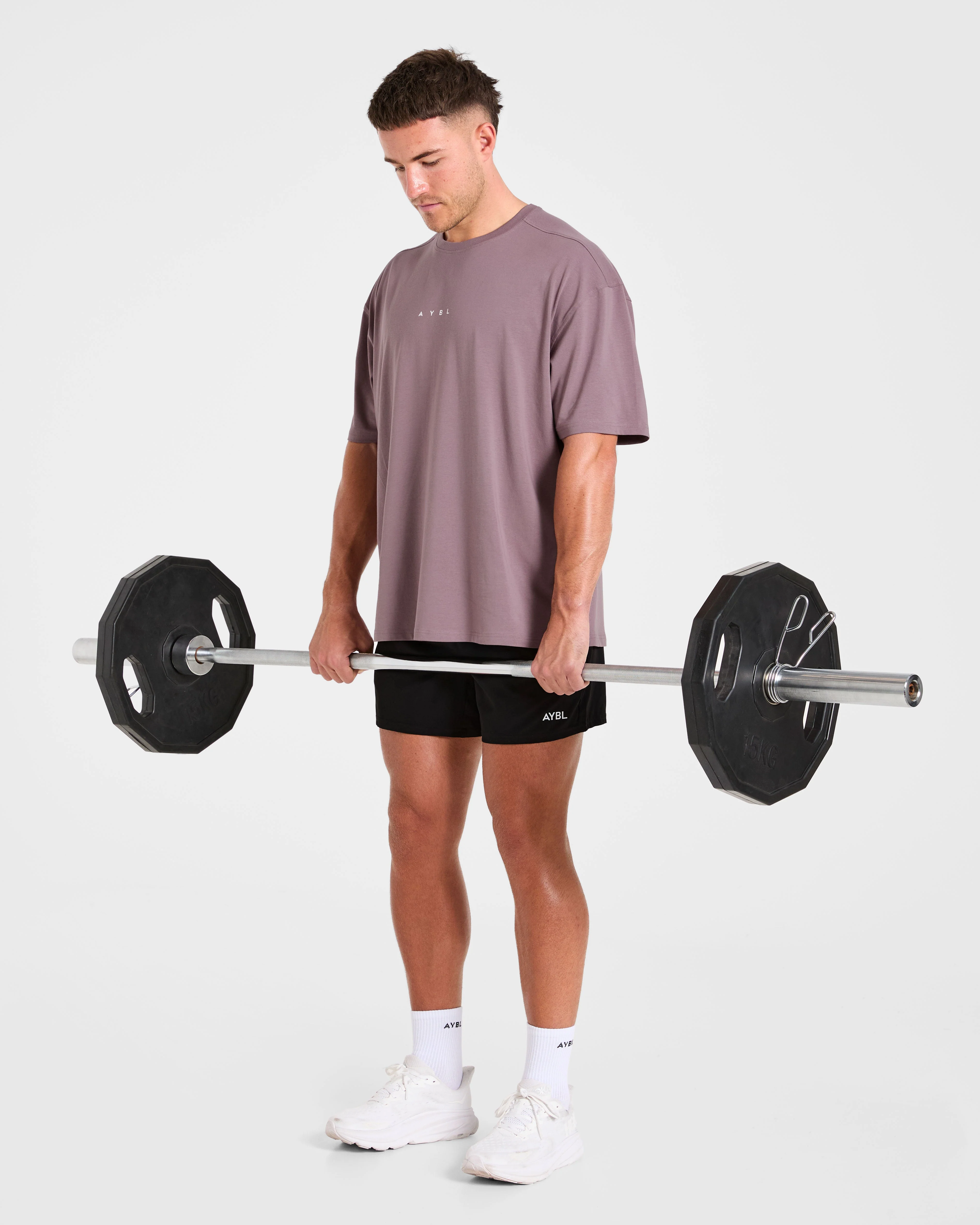 Force Oversized T Shirt - Heavy Purple - Image 7