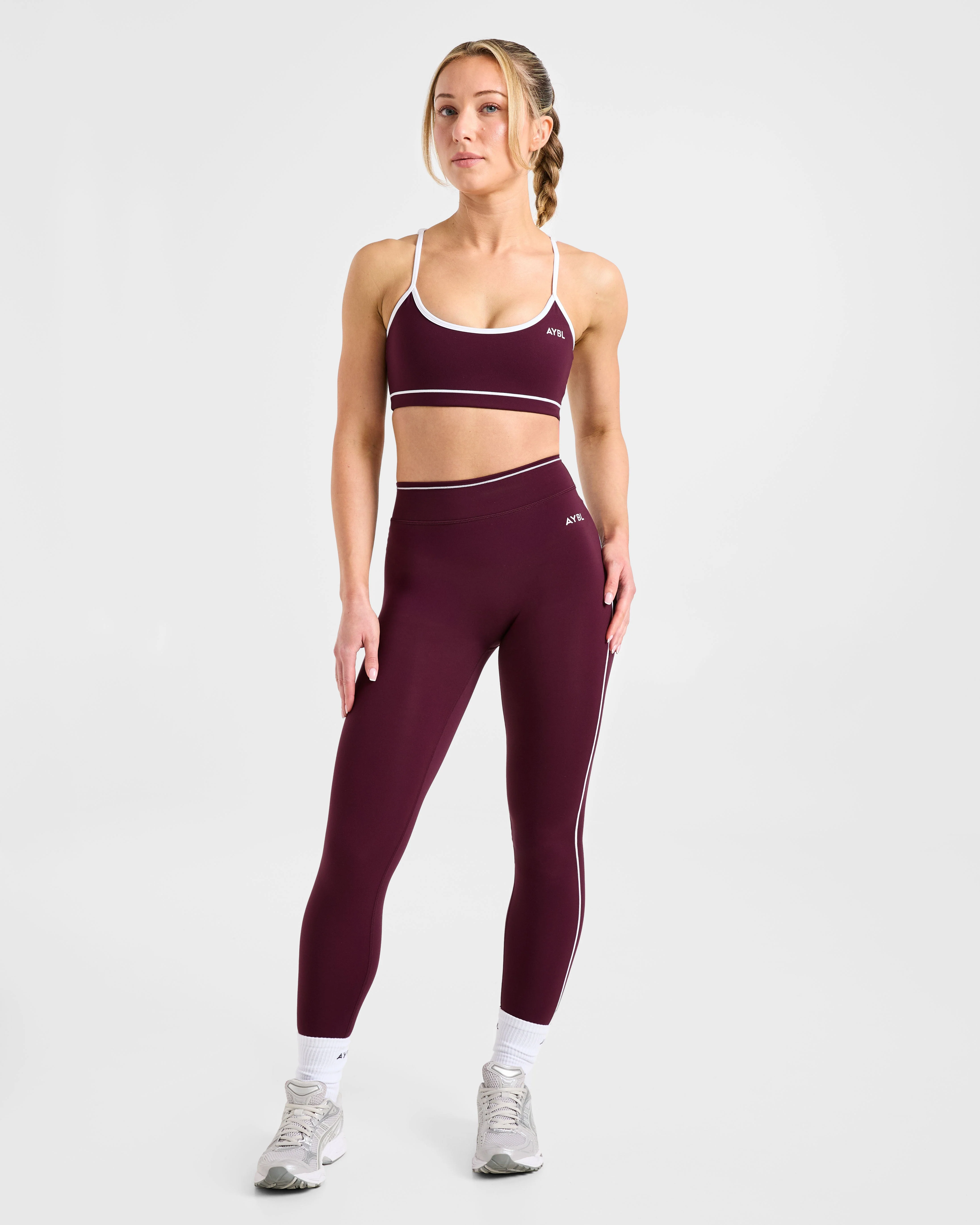 Form Leggings - Deep Mulberry - Image 3