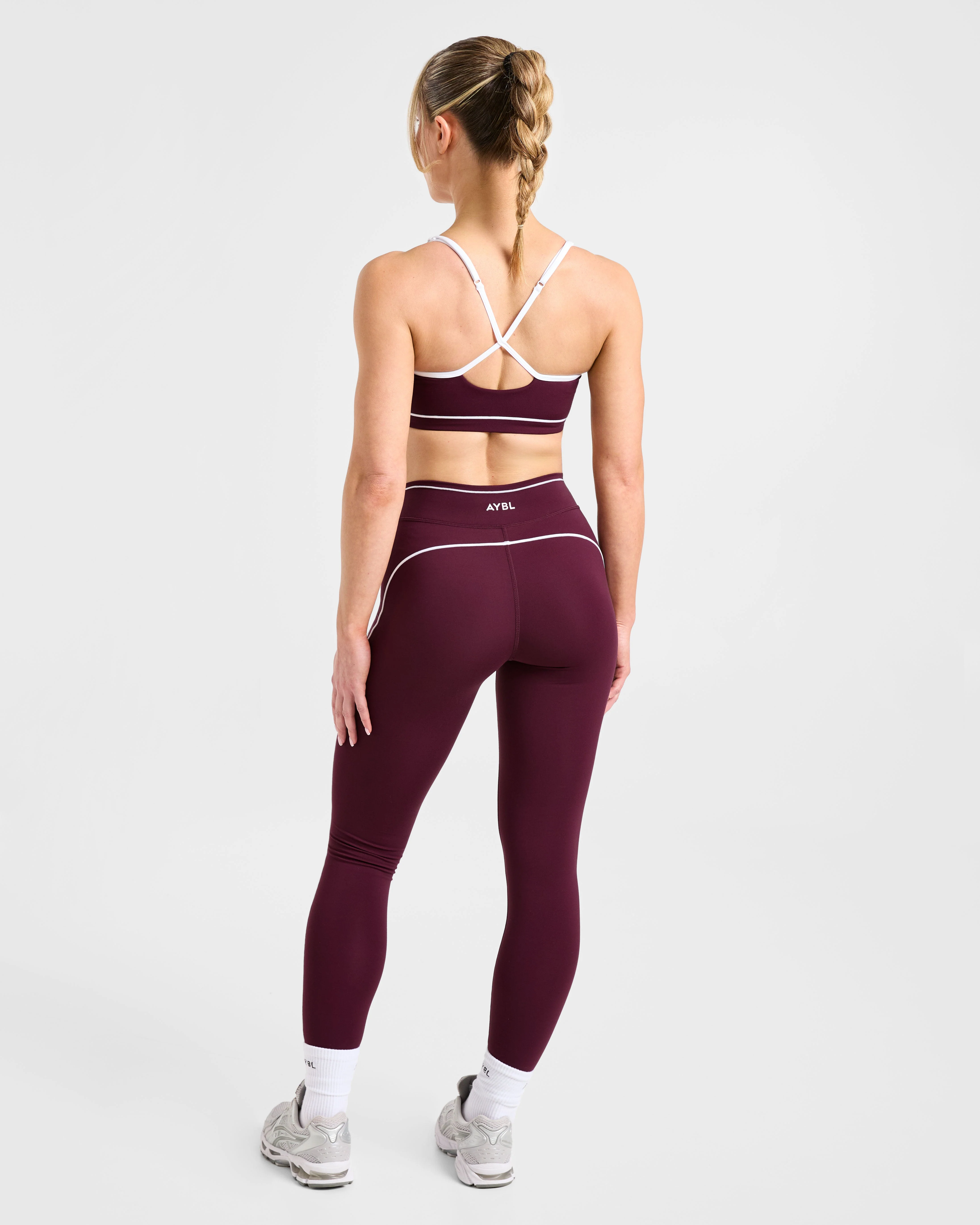 Form Leggings - Deep Mulberry - Image 4