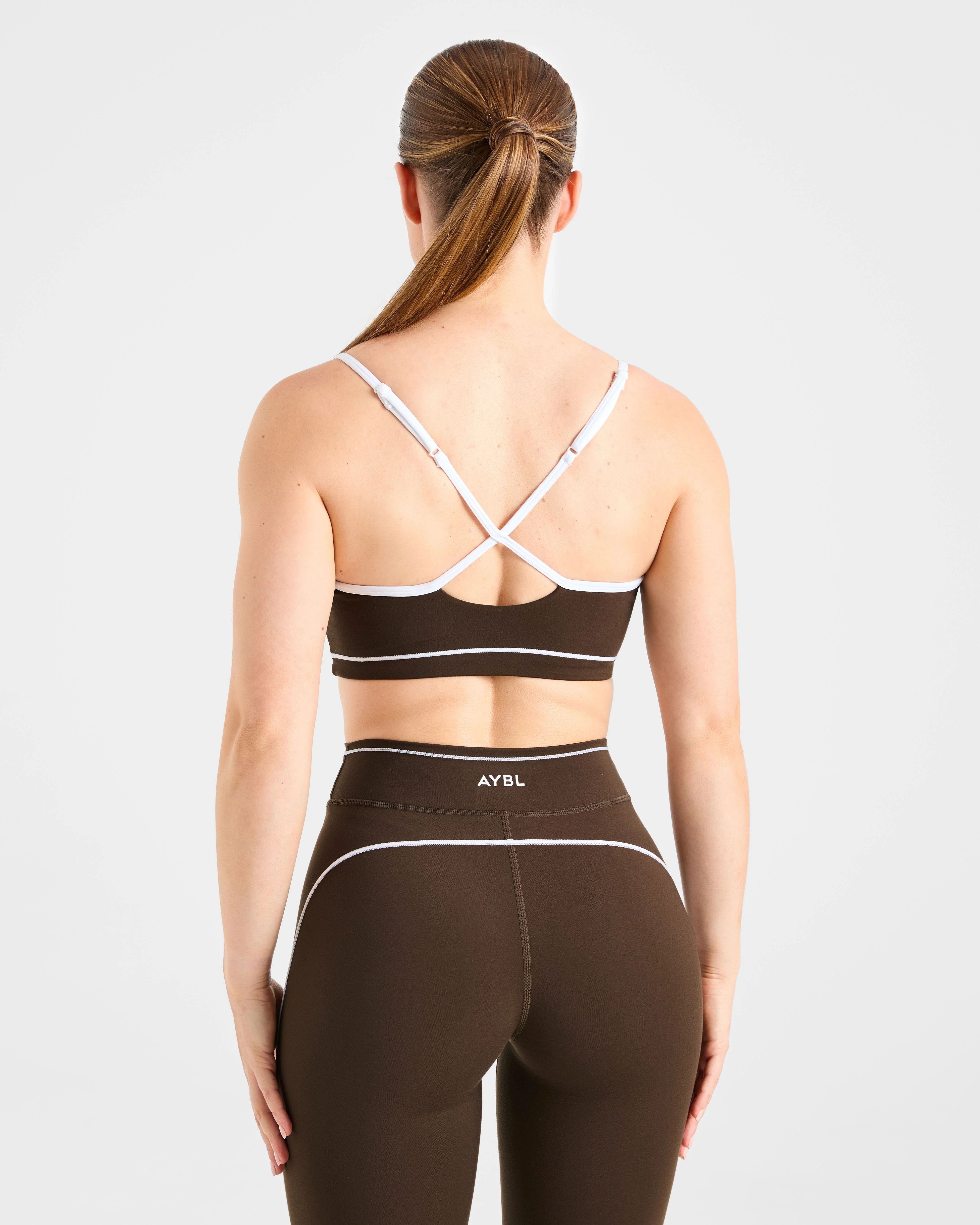 Form Sports Bra - Coffee Bean - Image 2