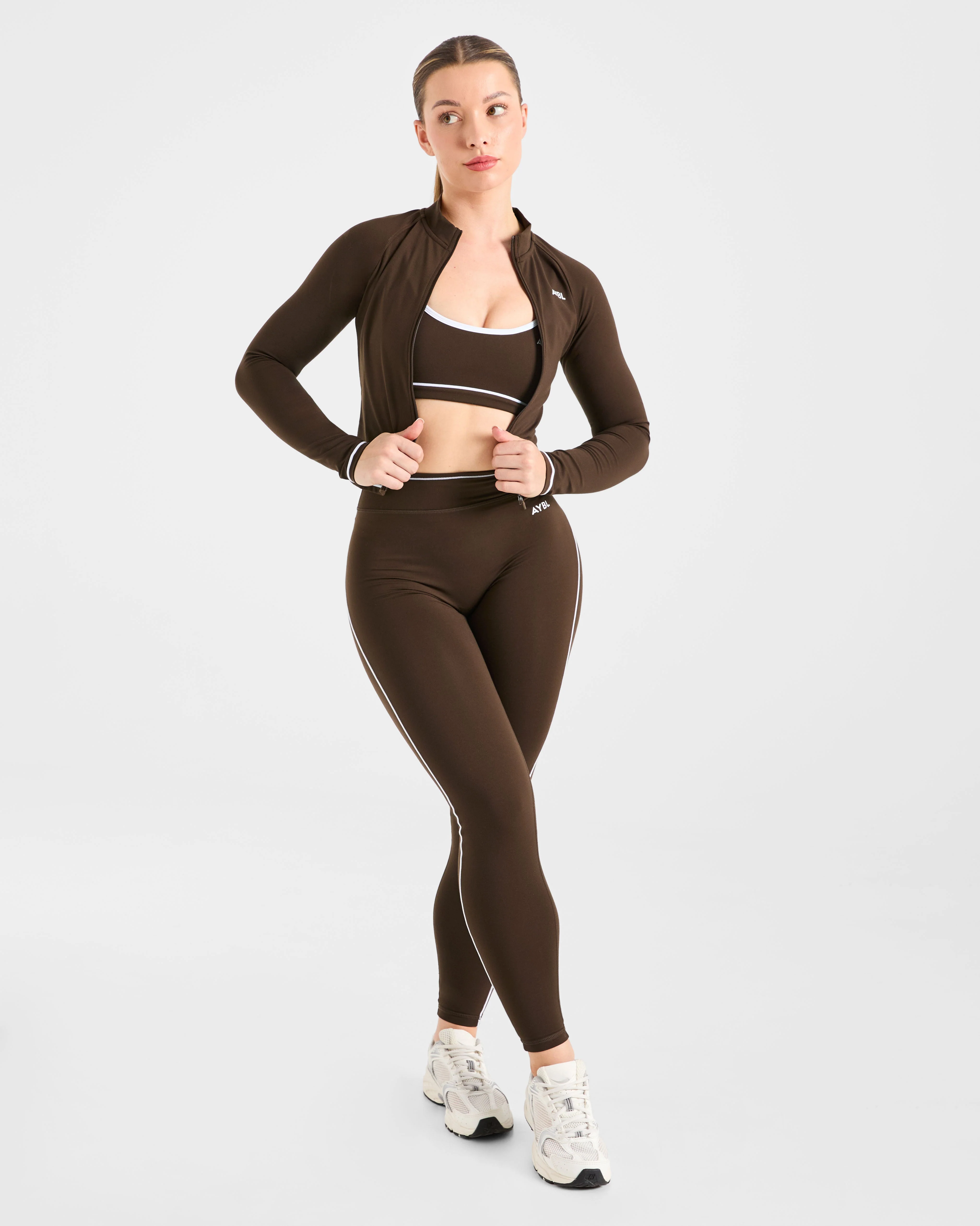 Form Sports Bra - Coffee Bean - Image 8