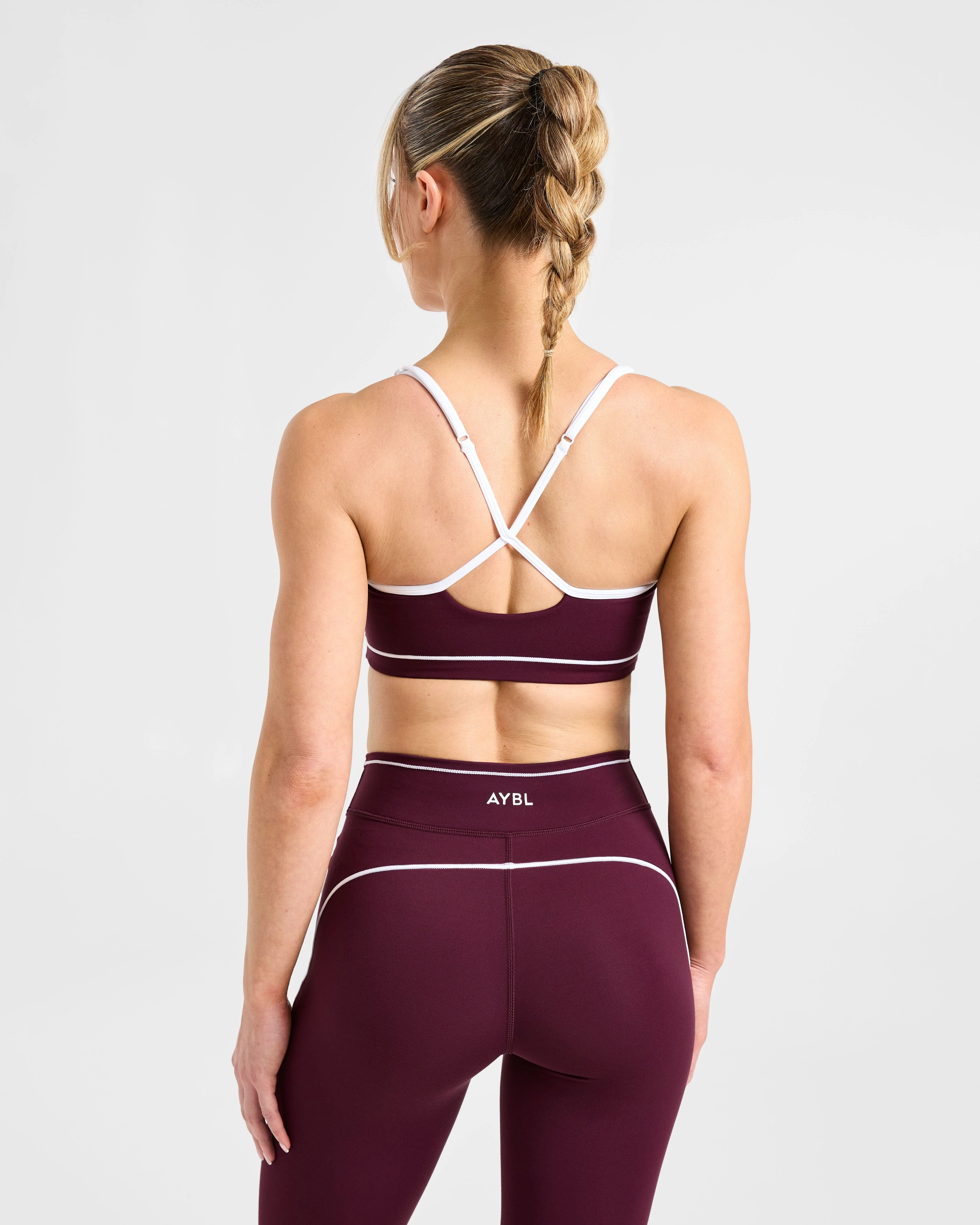Form Sports Bra - Deep Mulberry - Image 2
