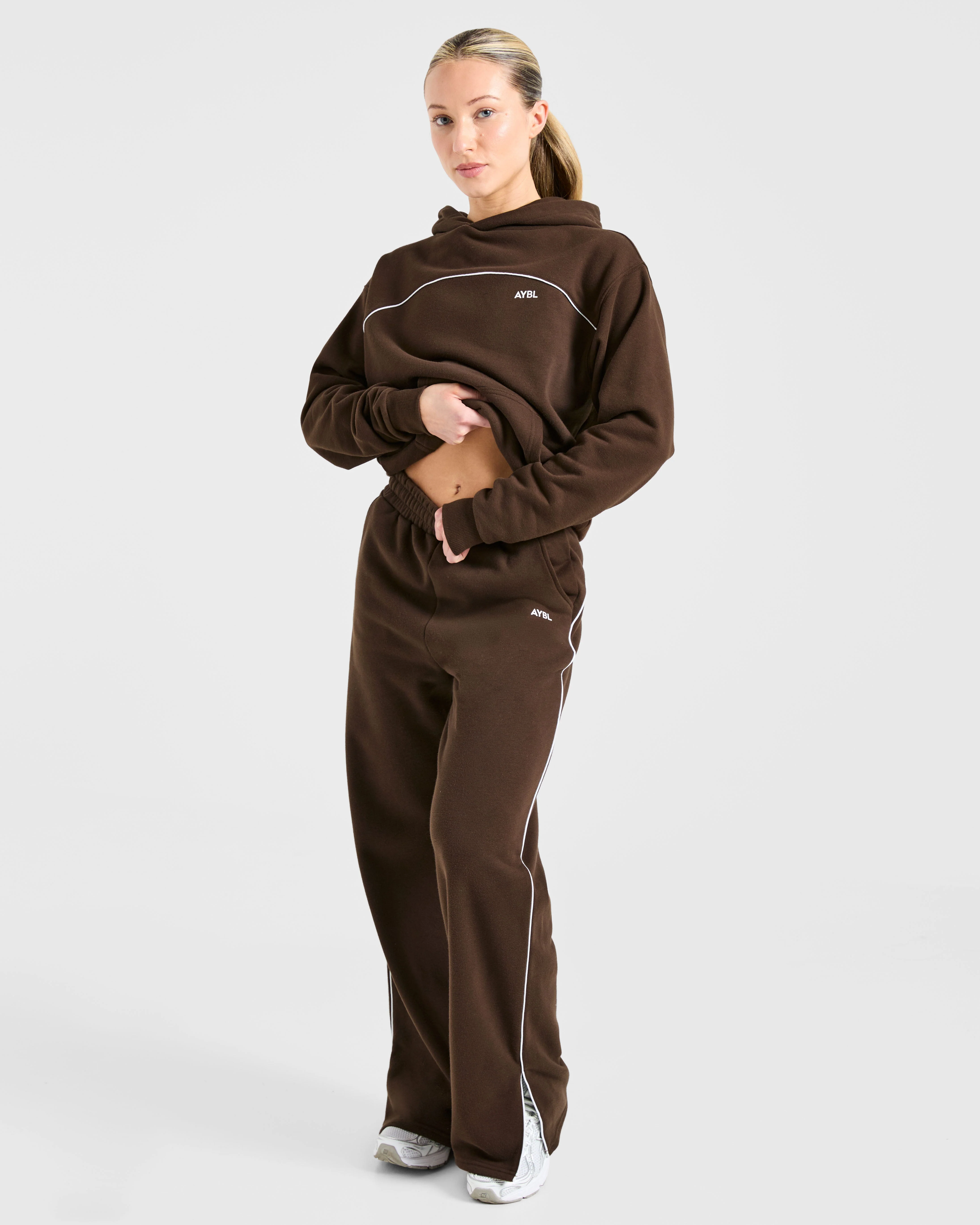 Form Straight Leg Joggers - Coffee Bean - Image 8