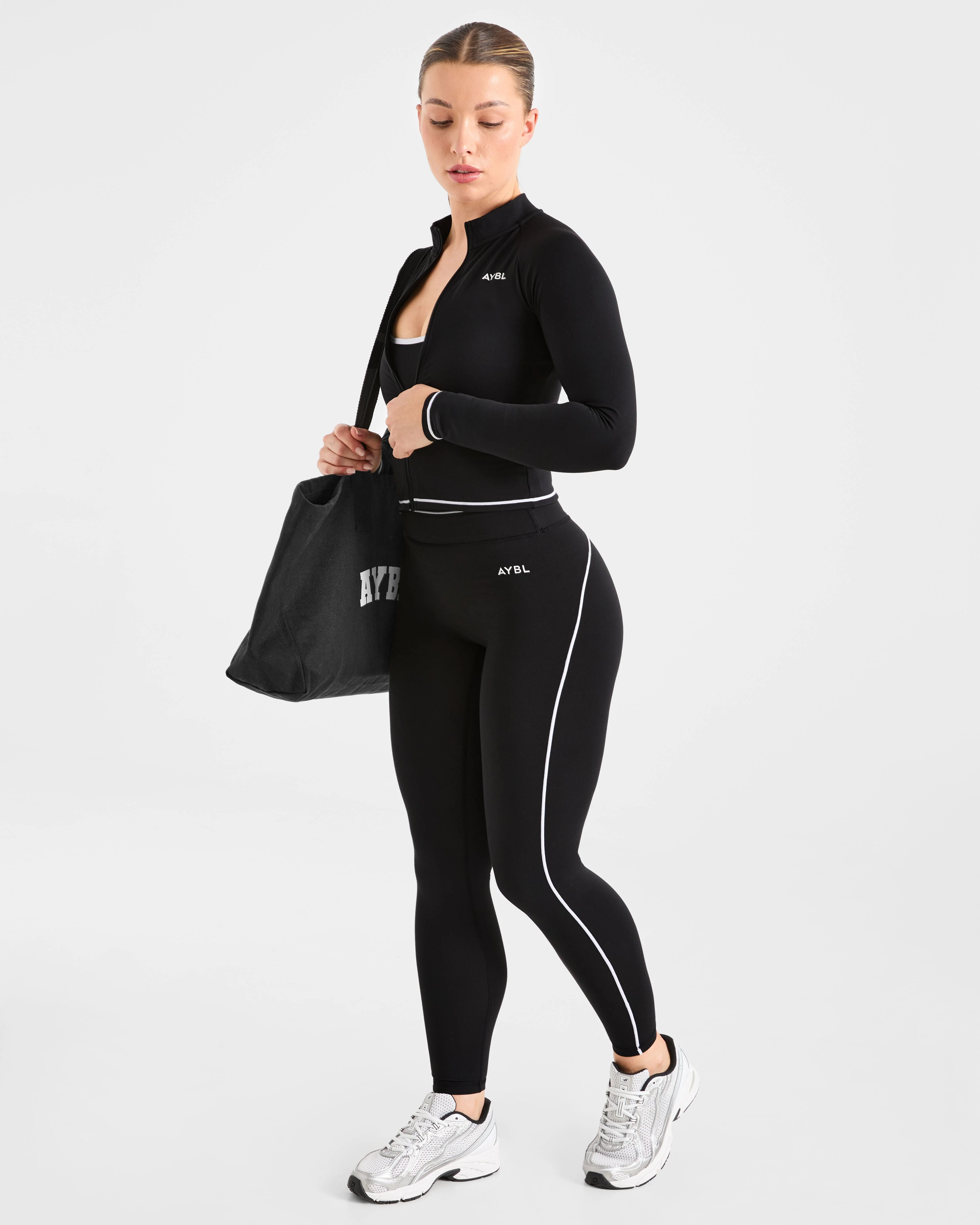 Form Zip Up Jacket - Black - Image 7