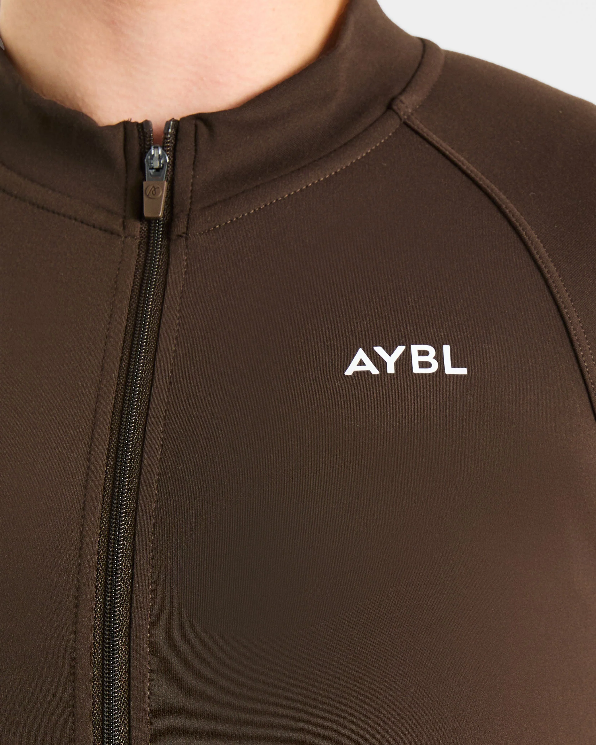 Form Zip Up Jacket - Coffee Bean - Image 6