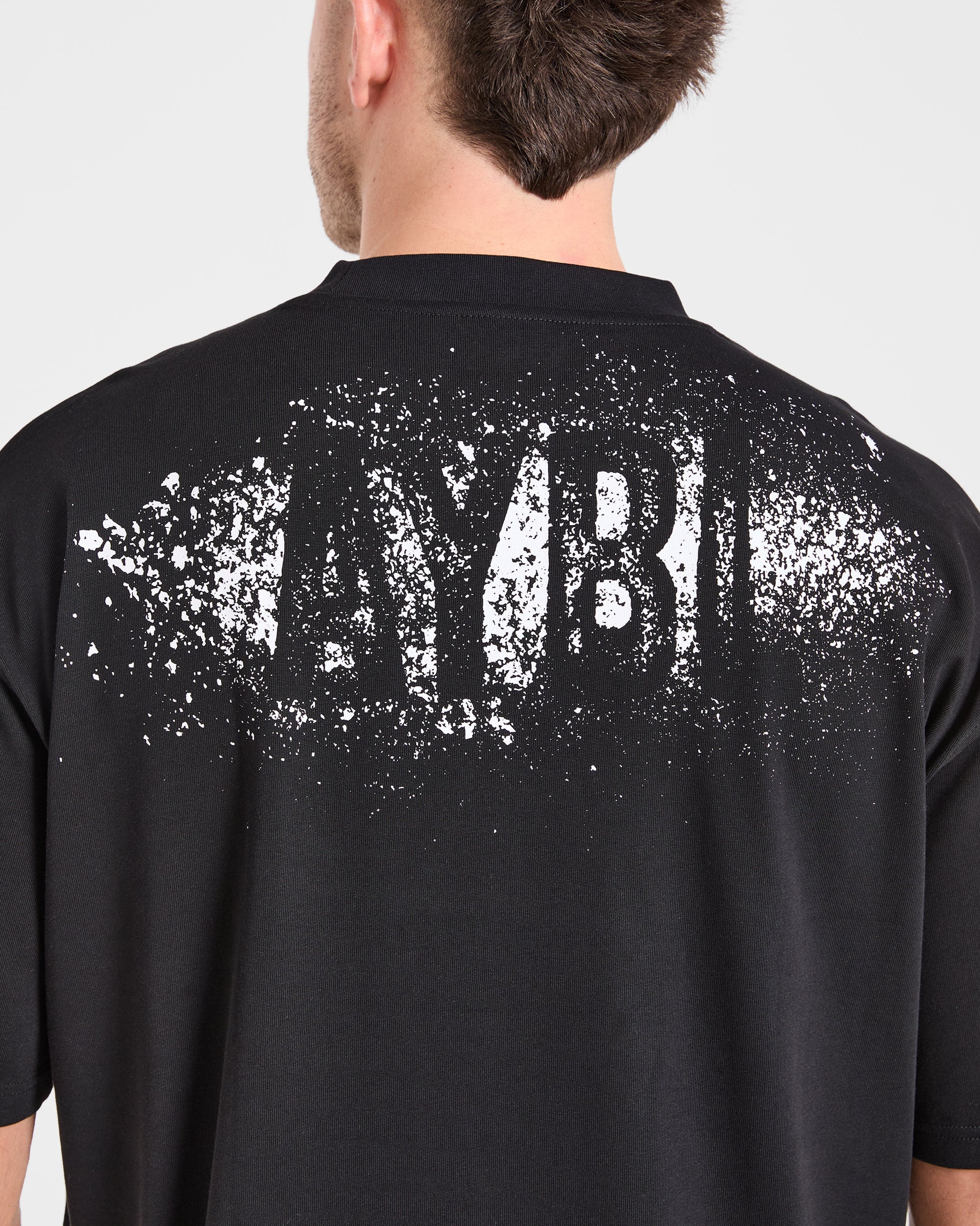 Gym Chalk Oversized T Shirt - Black - Image 5