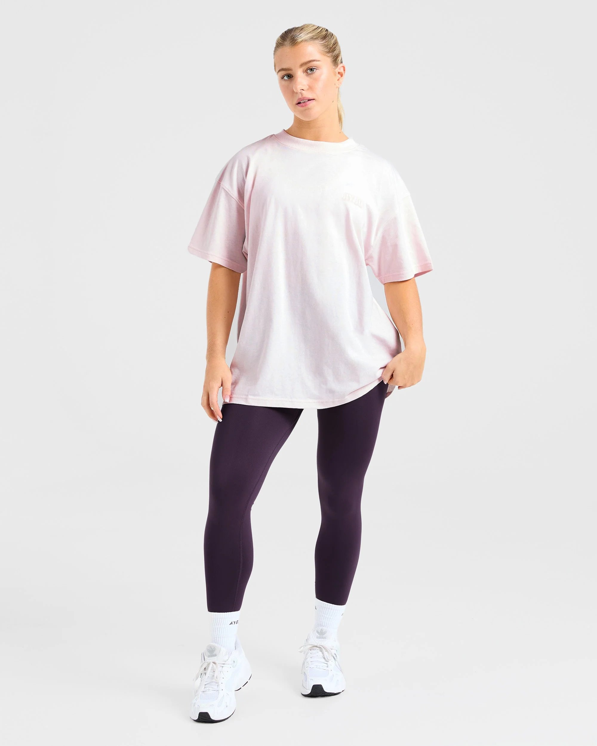 Gym Girl Era Oversized T Shirt - Pink - Image 4