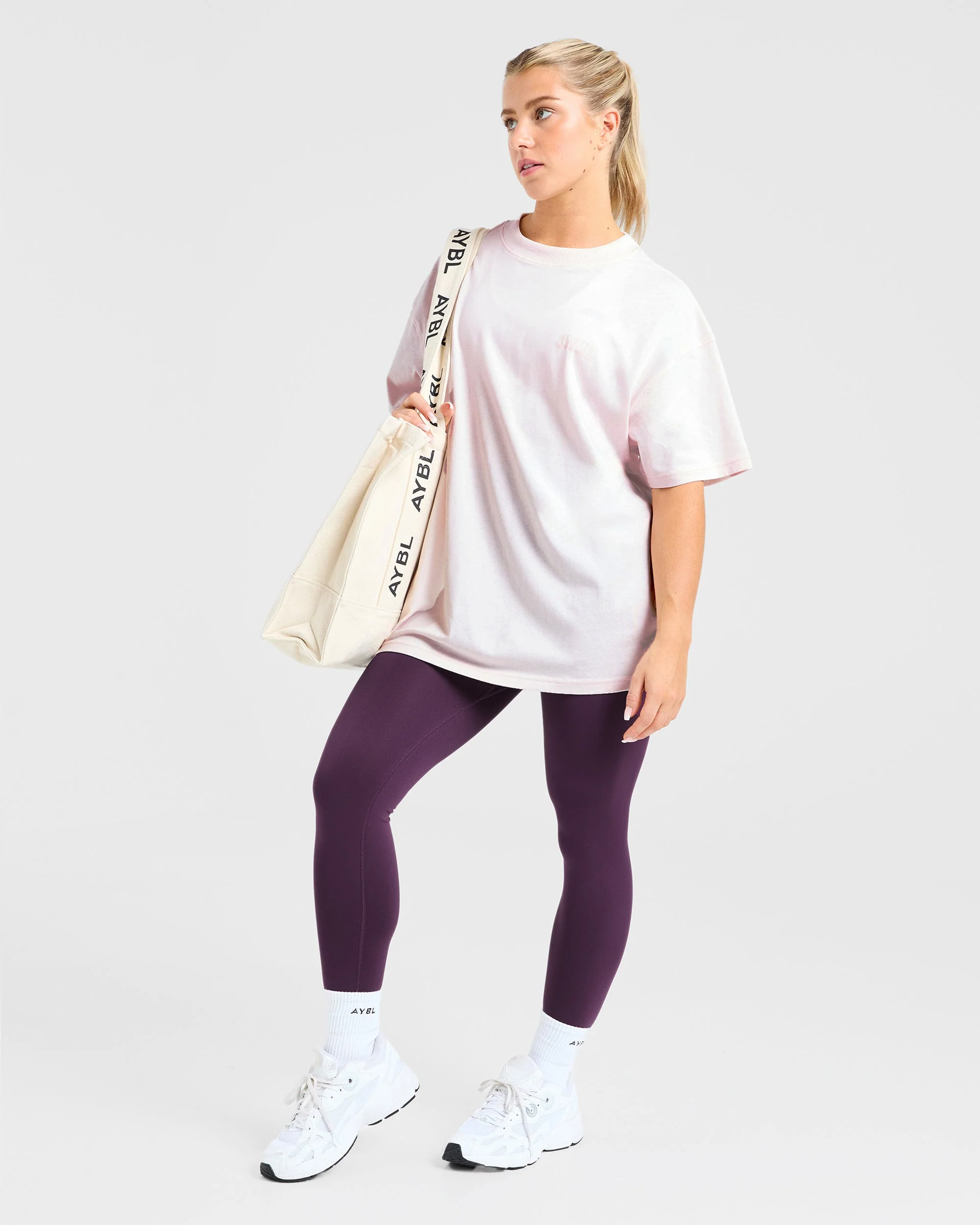 Gym Girl Era Oversized T Shirt - Pink - Image 7