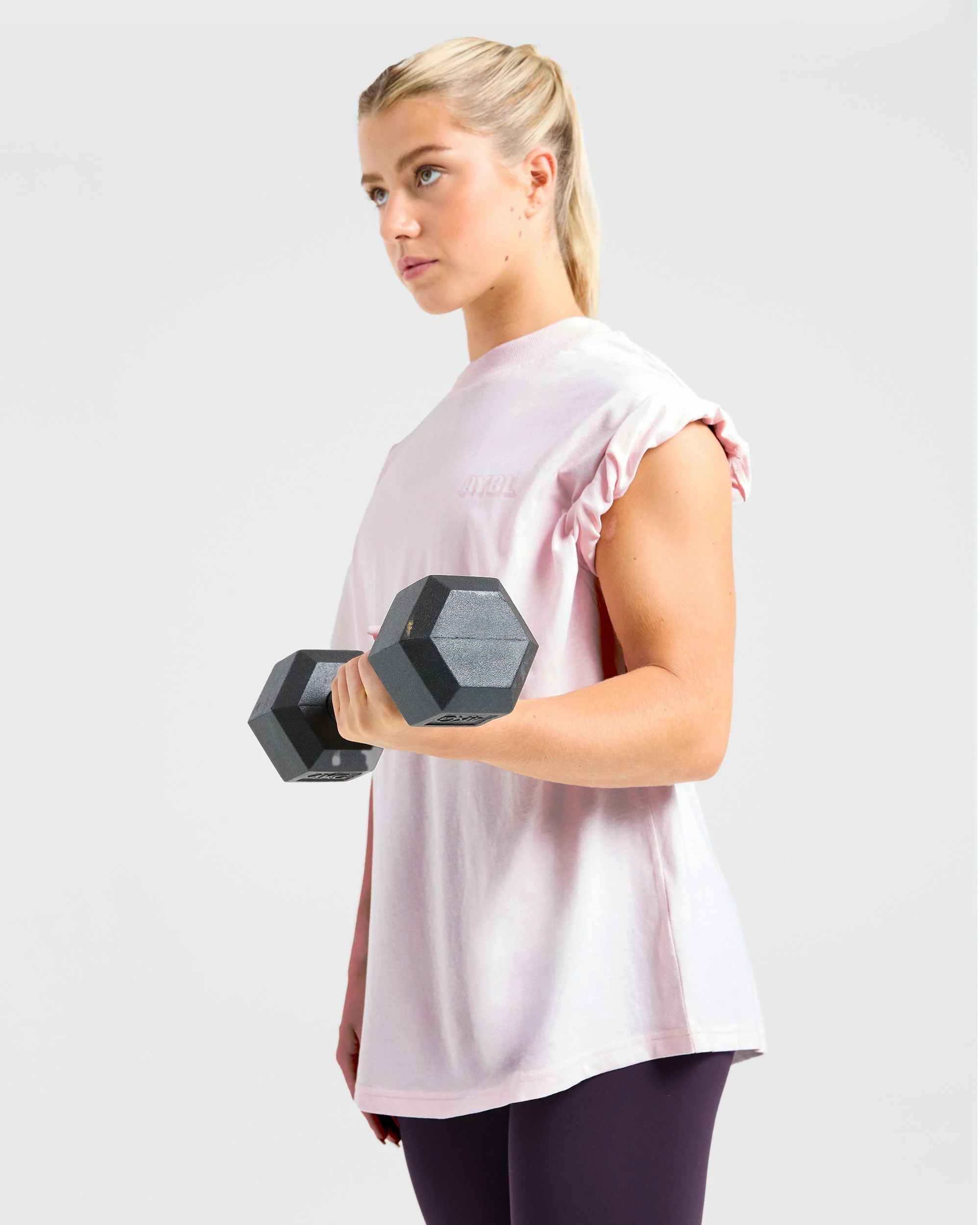 Gym Girl Era Oversized T Shirt - Pink - Image 8