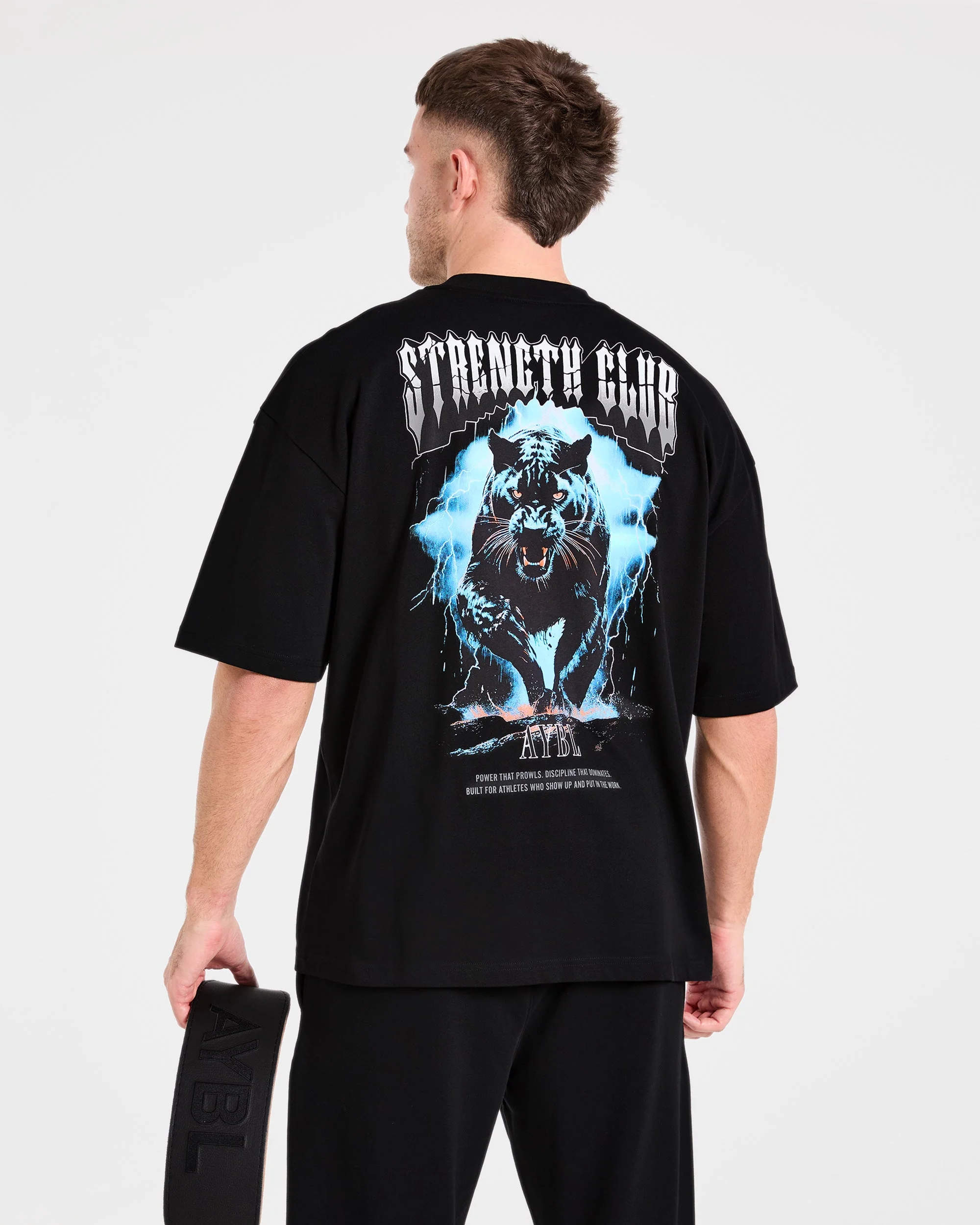 Hunt Your Goals Oversized T Shirt - Black - Image 7