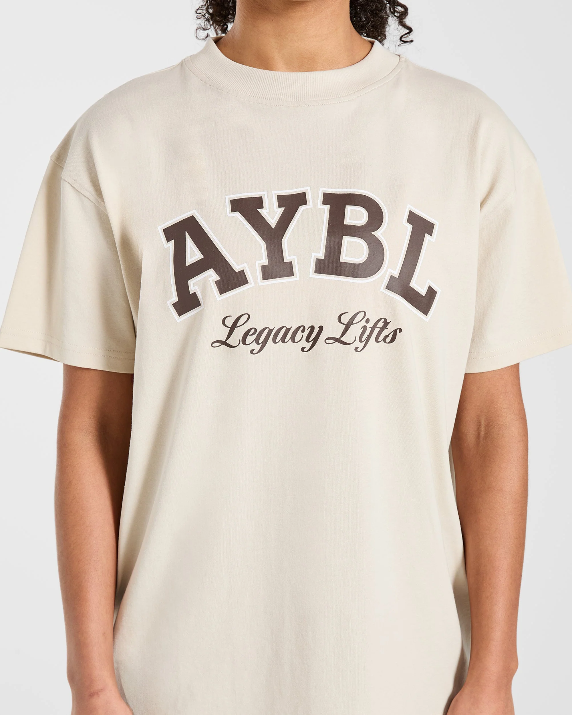 Legacy Lifts Oversized T Shirt - Beige - Image 5