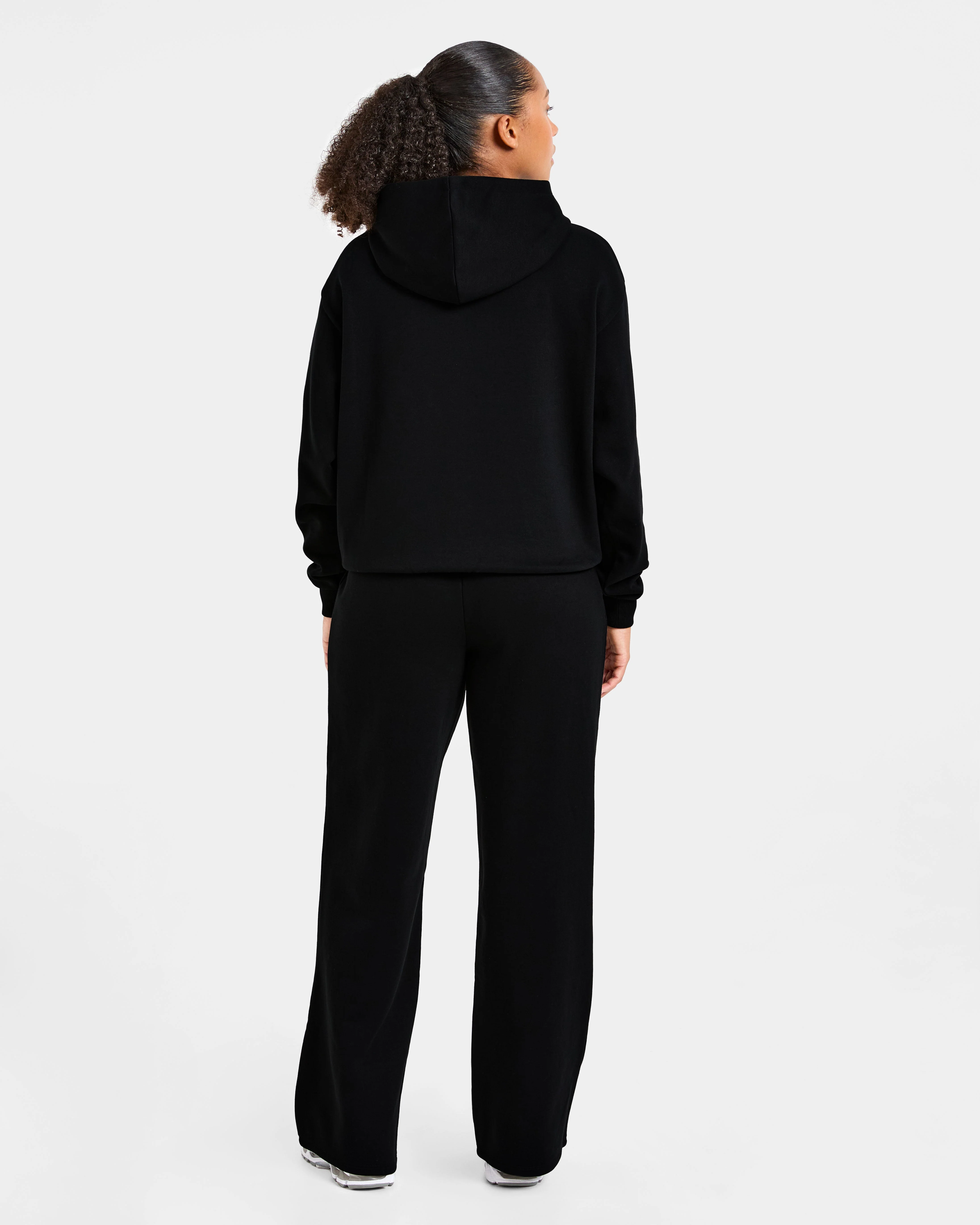 Lifestyle Oversized Hoodie - Black - Image 4