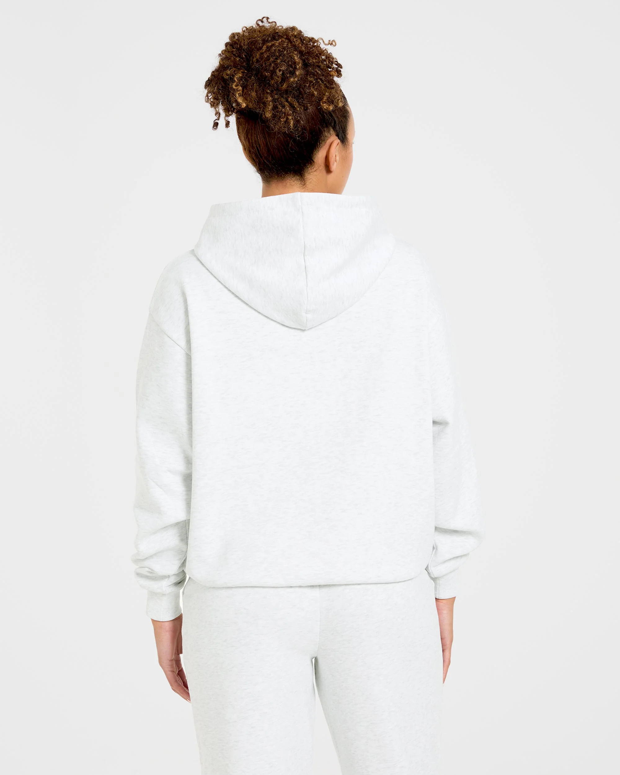 Lifestyle Oversized Hoodie - Heather Grey - Image 3