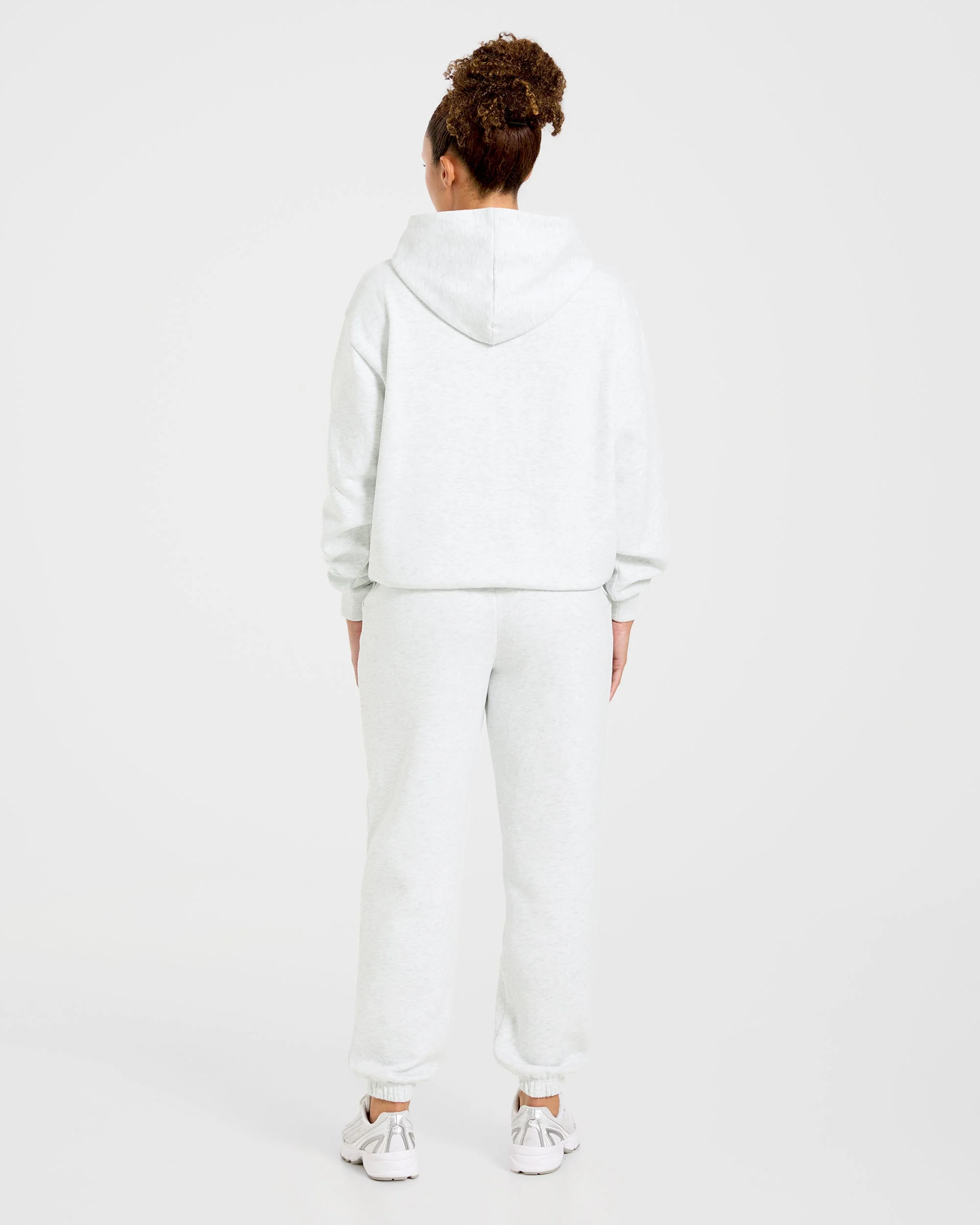 Lifestyle Oversized Hoodie - Heather Grey - Image 4