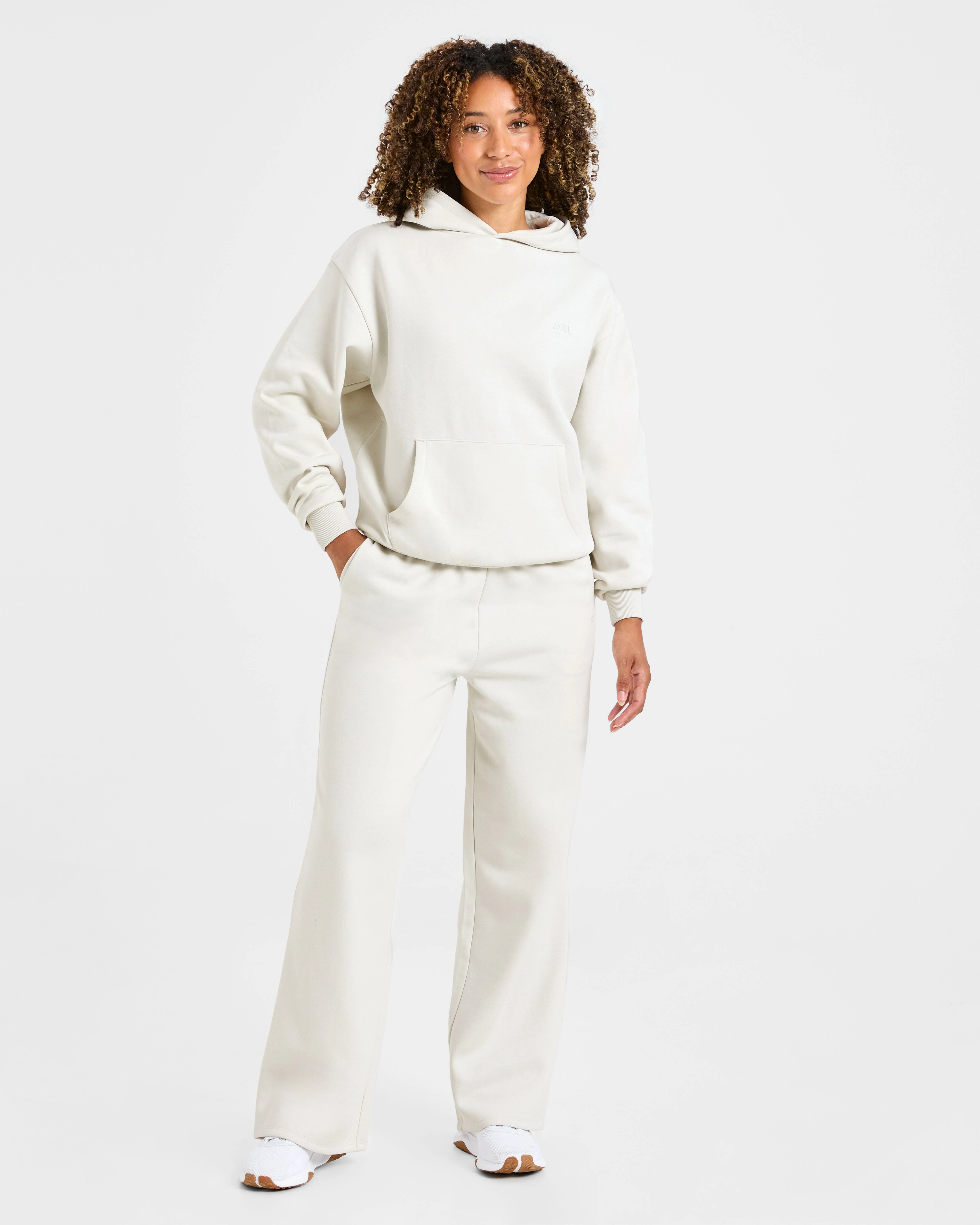 Lifestyle Oversized Hoodie - Off-White - Image 3