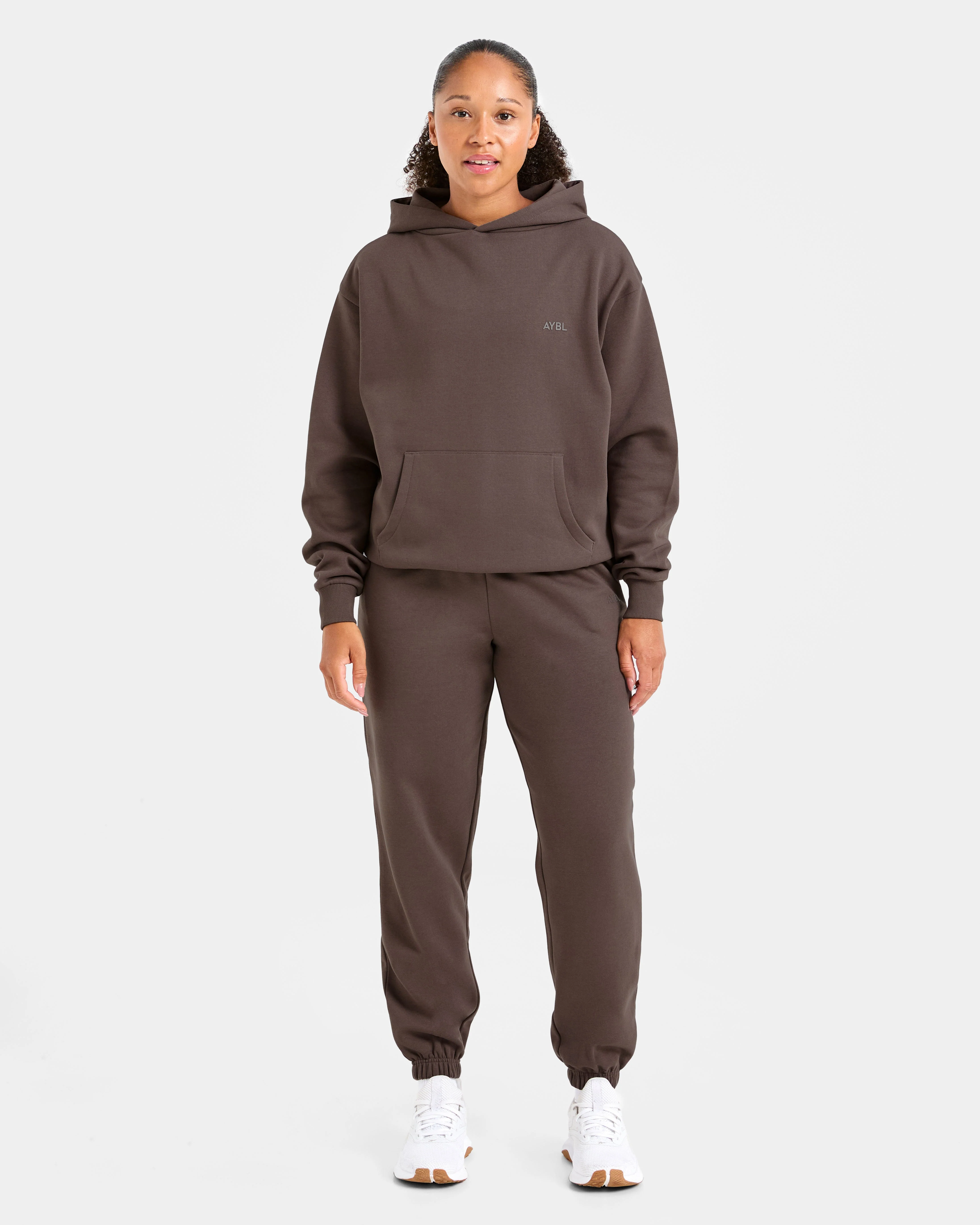 Lifestyle Oversized Joggers - Umber Brown - Image 3