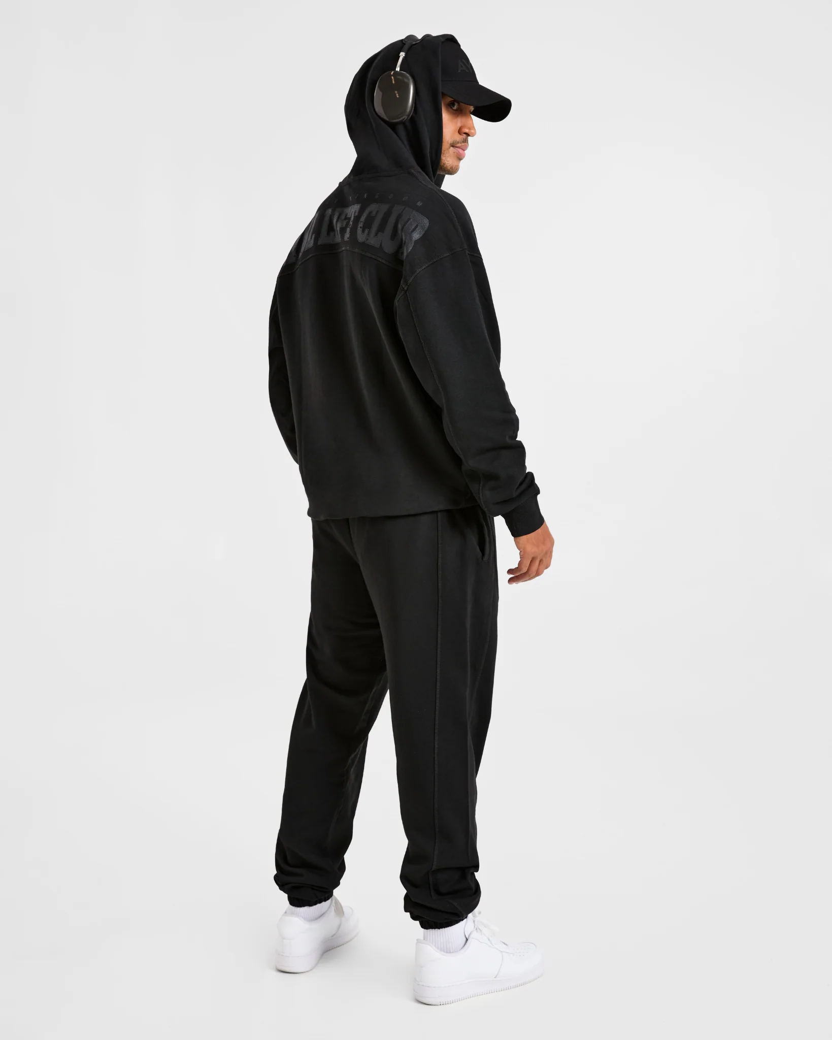 Lift Club Distressed Joggers - Black/Charcoal - Image 7