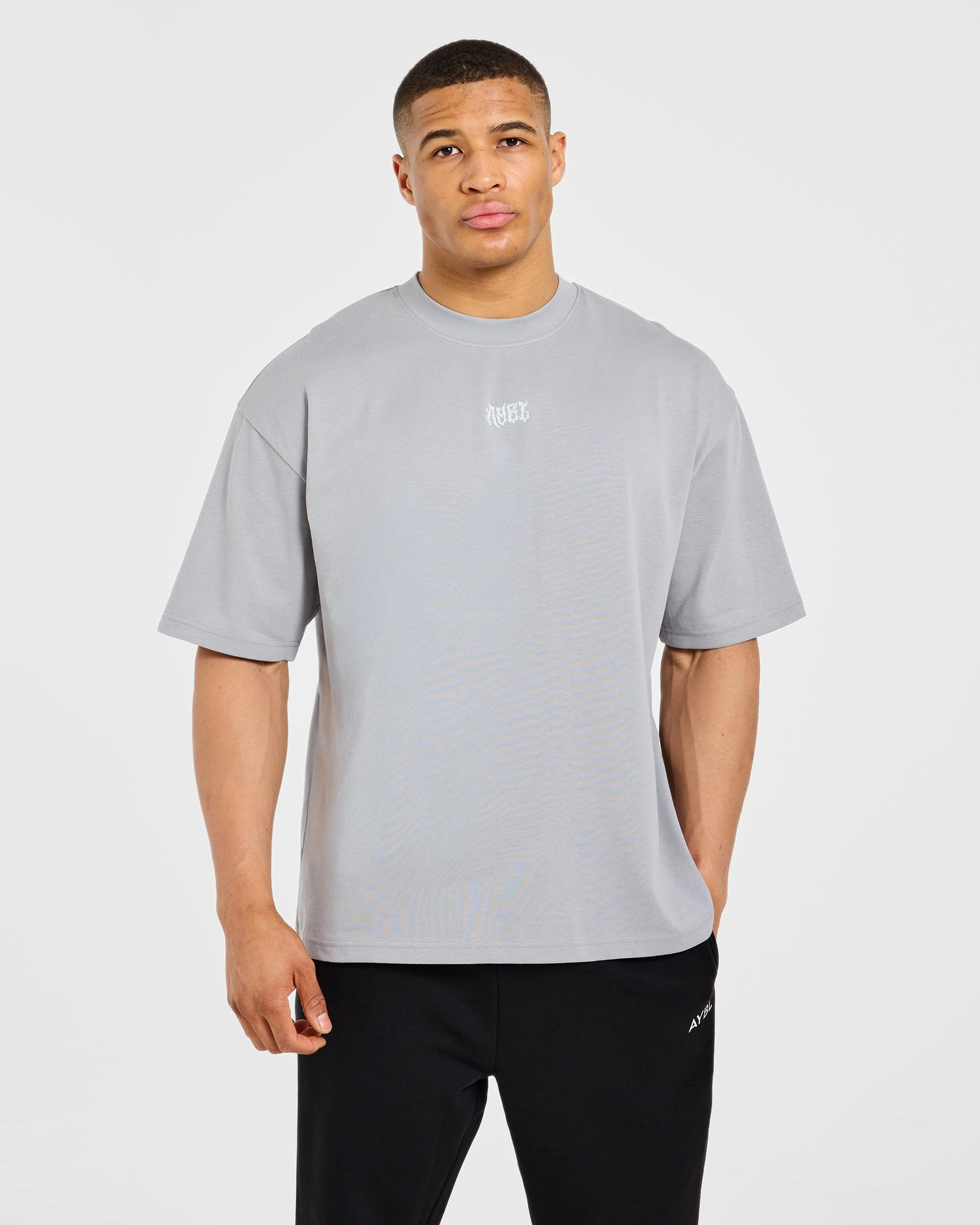 Lift Forge Oversized T Shirt - Storm Grey - Image 2