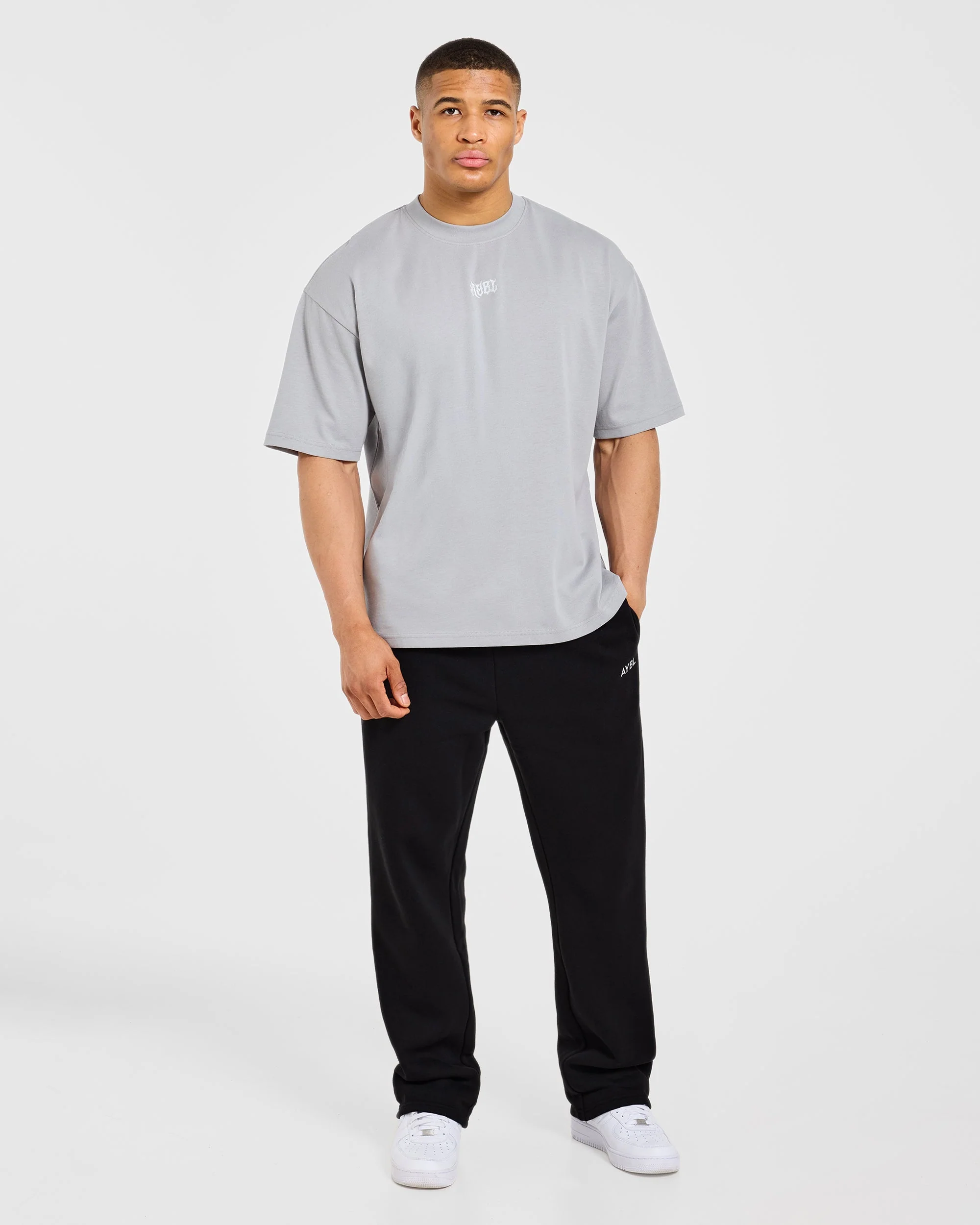 Lift Forge Oversized T Shirt - Storm Grey - Image 3