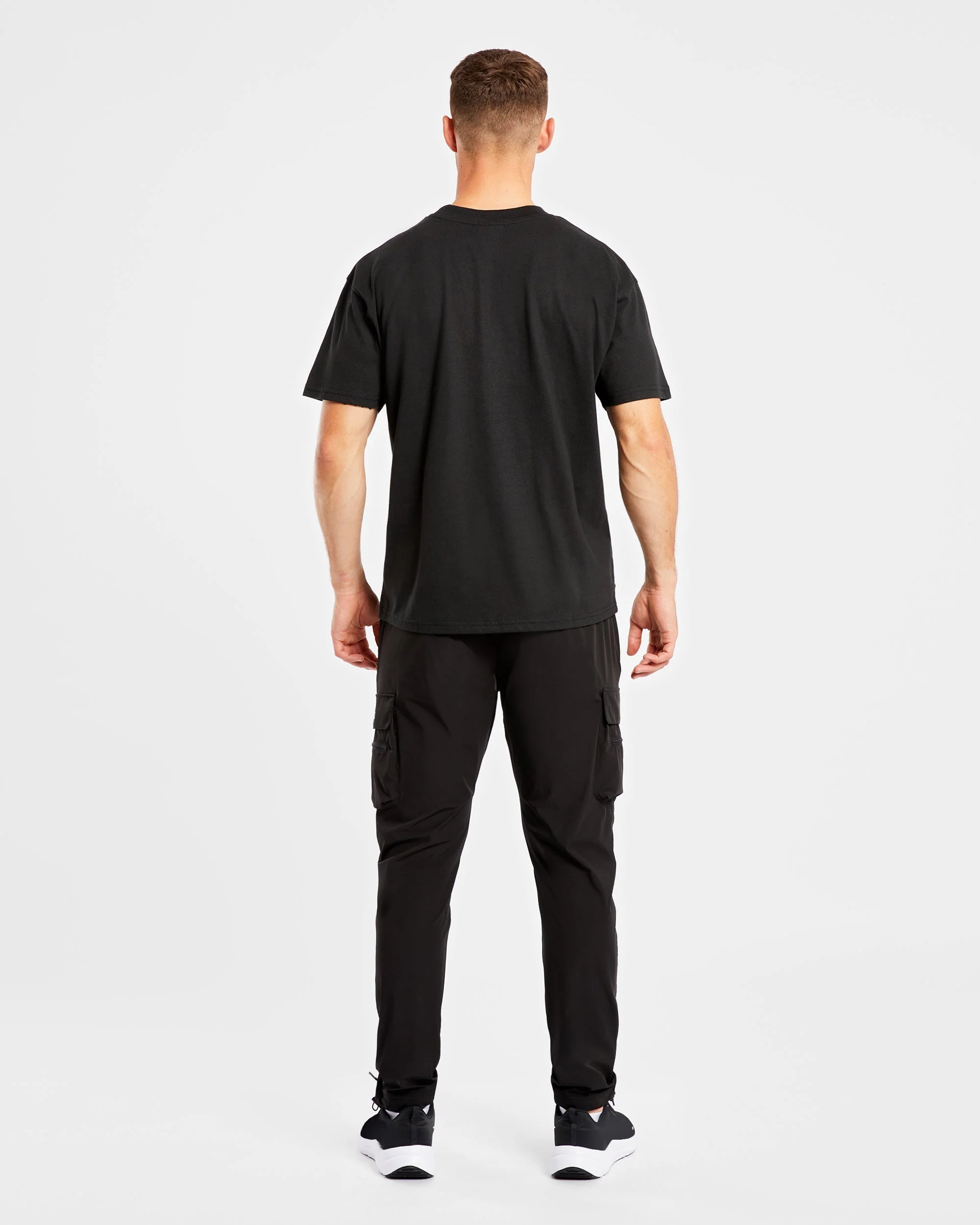 Athletics Varsity Oversized T Shirt - Black - Image 4