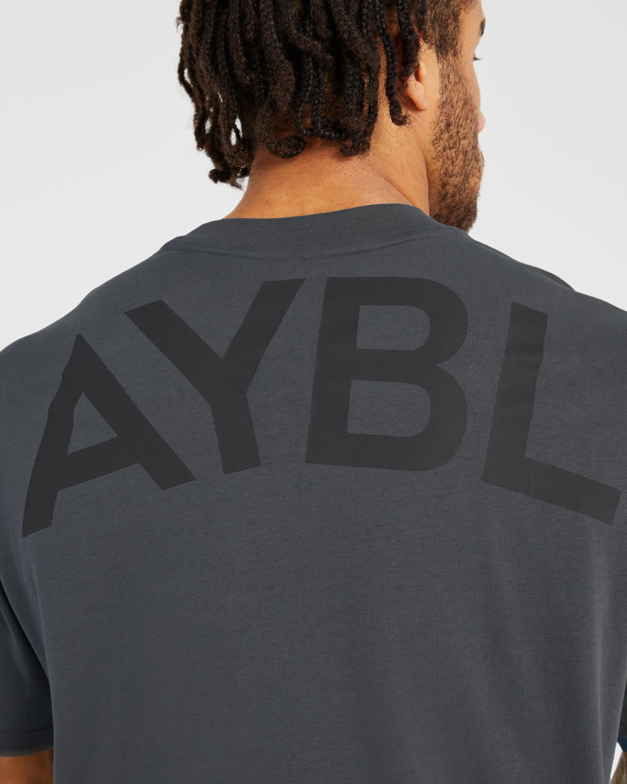 Essential Oversized T Shirt - Charcoal - Image 6