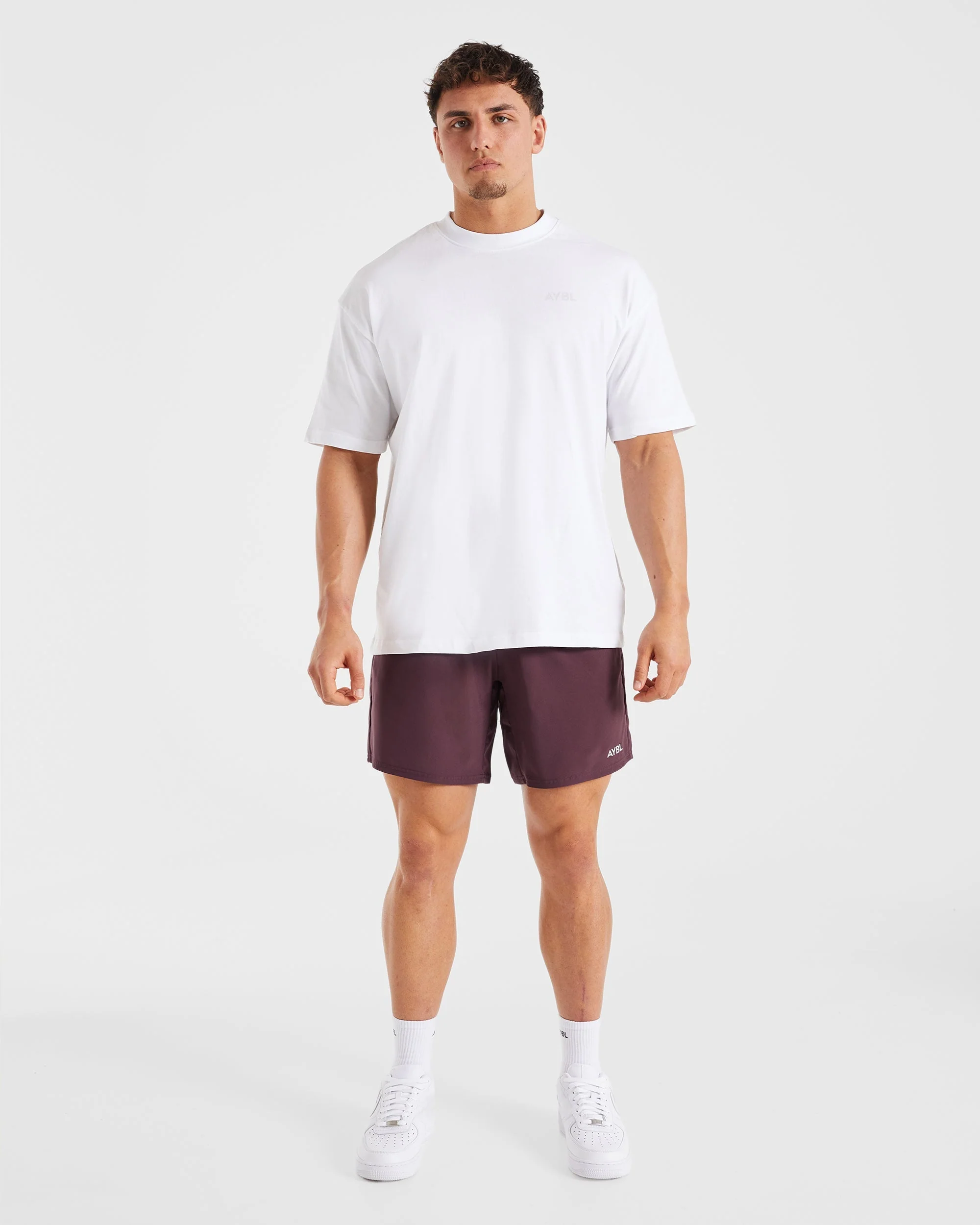 Essential Oversized T Shirt - White - Image 4