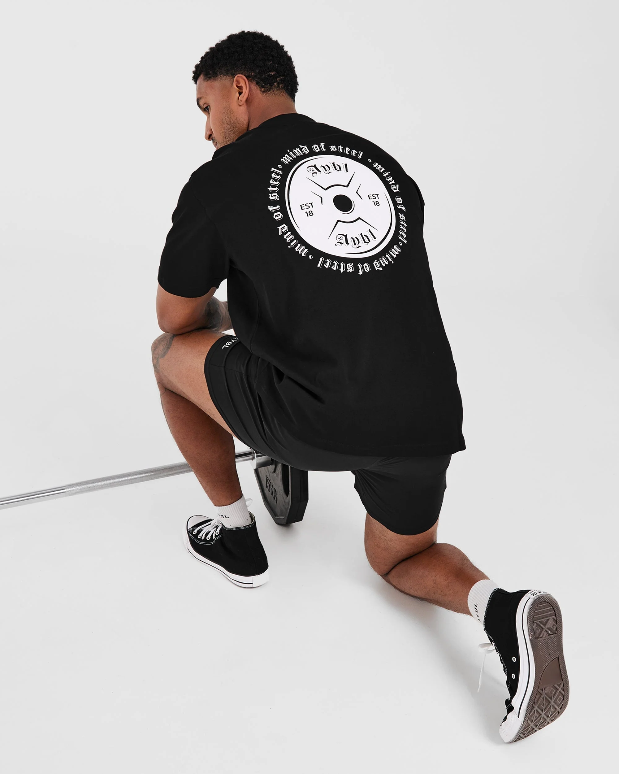 Mind of Steel Oversized T Shirt - Black - Image 8