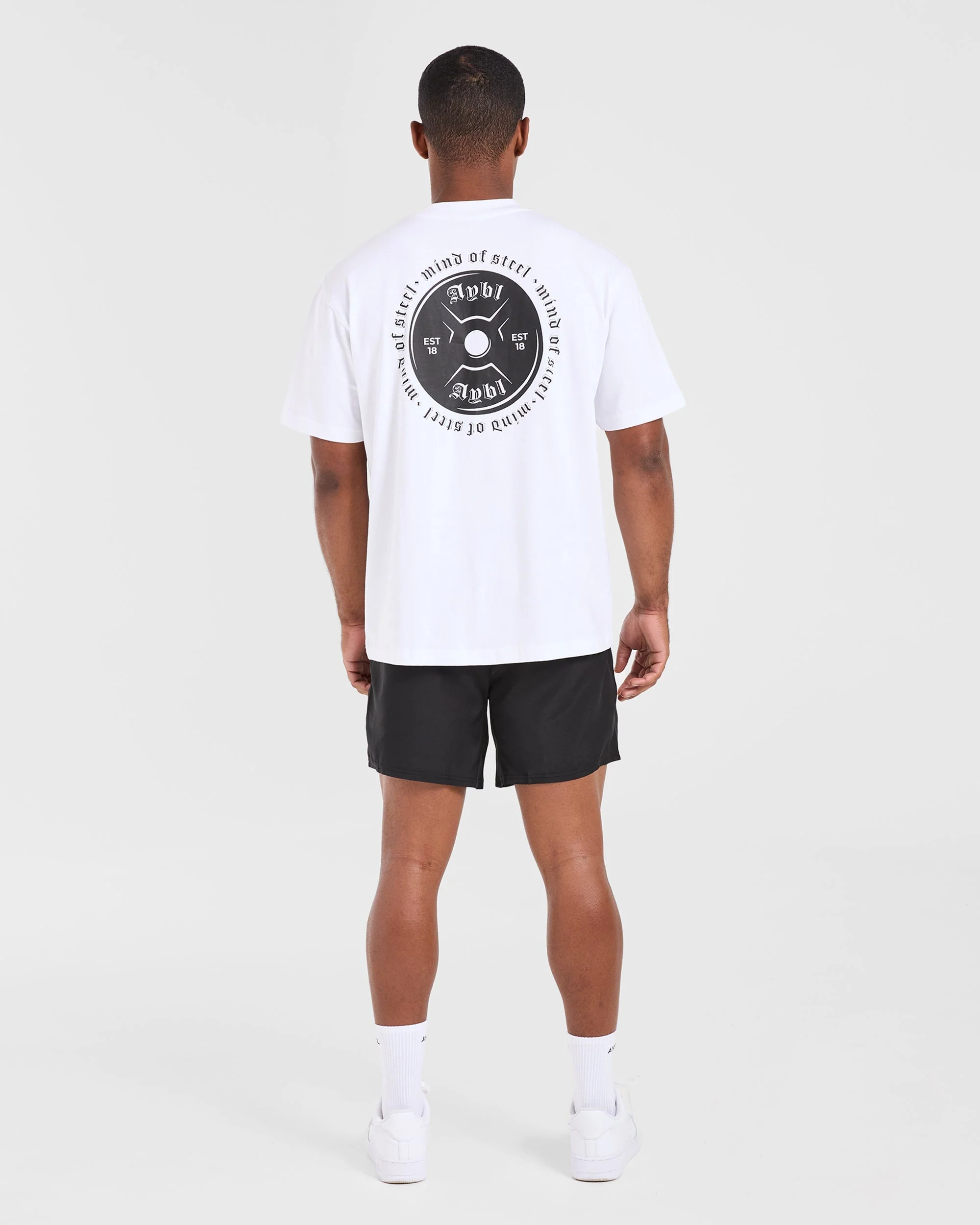 Mind of Steel Oversized T Shirt - White - Image 3