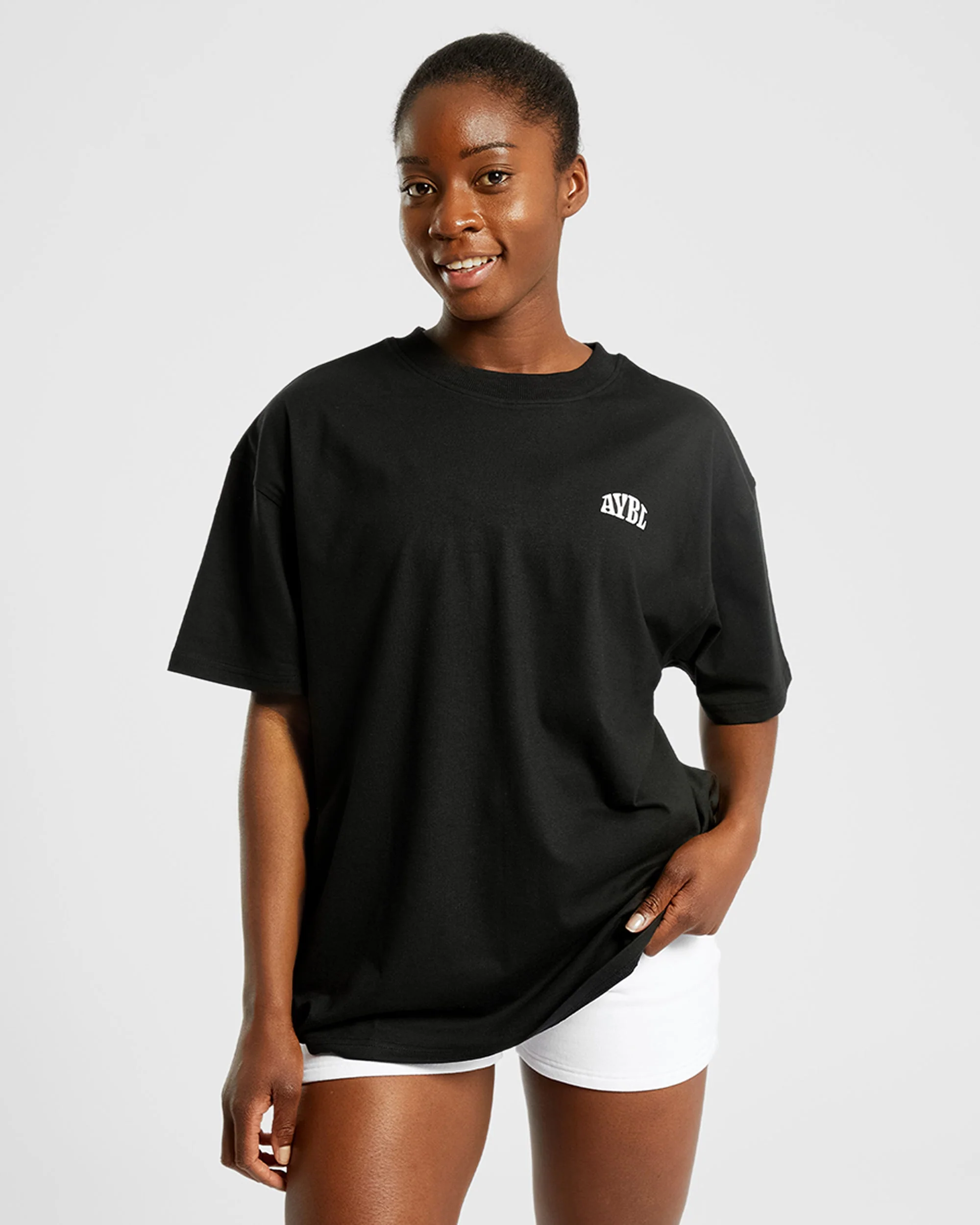 Mind Over Matter Oversized T Shirt - Black - Image 10