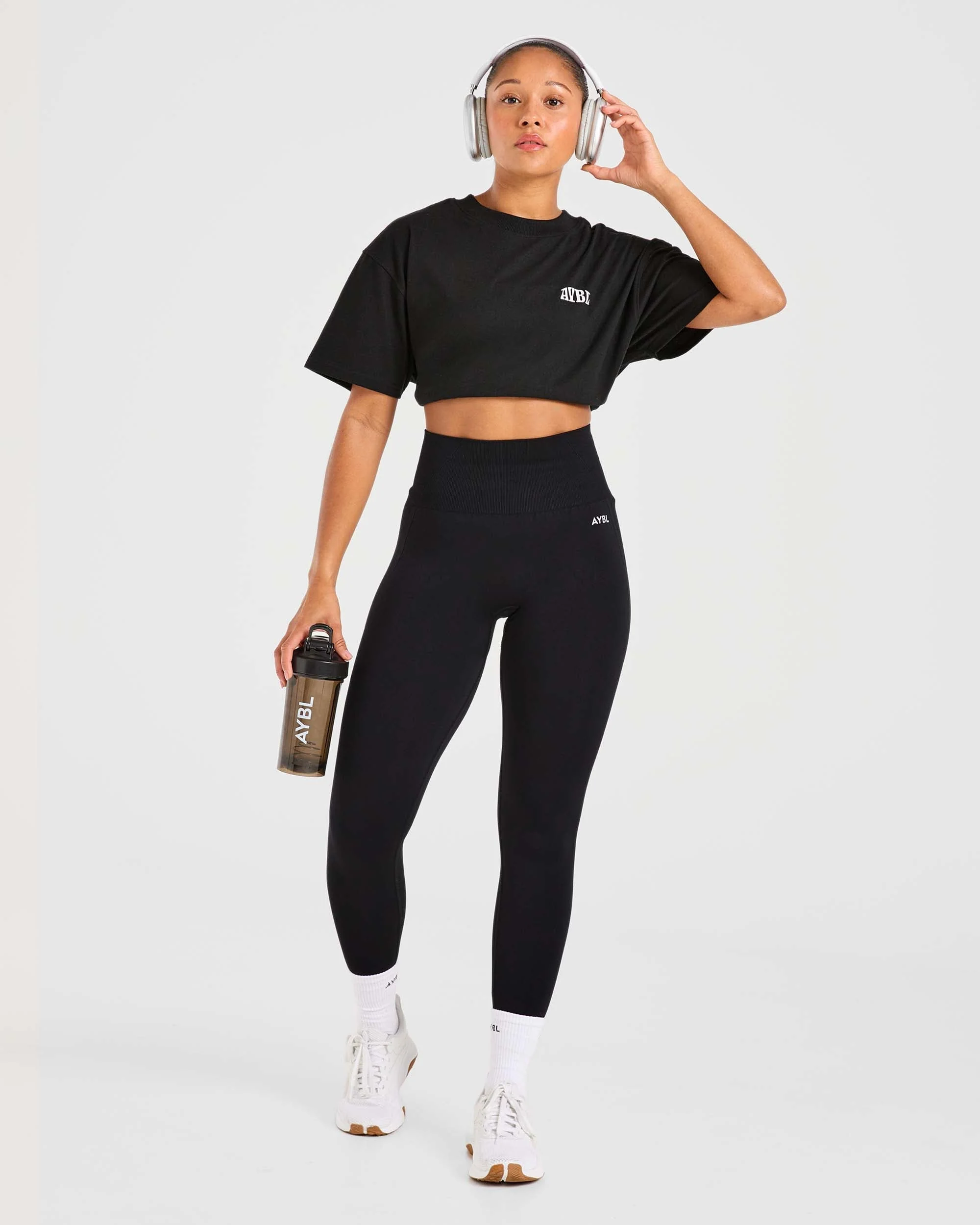 Mind Over Matter Oversized T Shirt - Black - Image 8