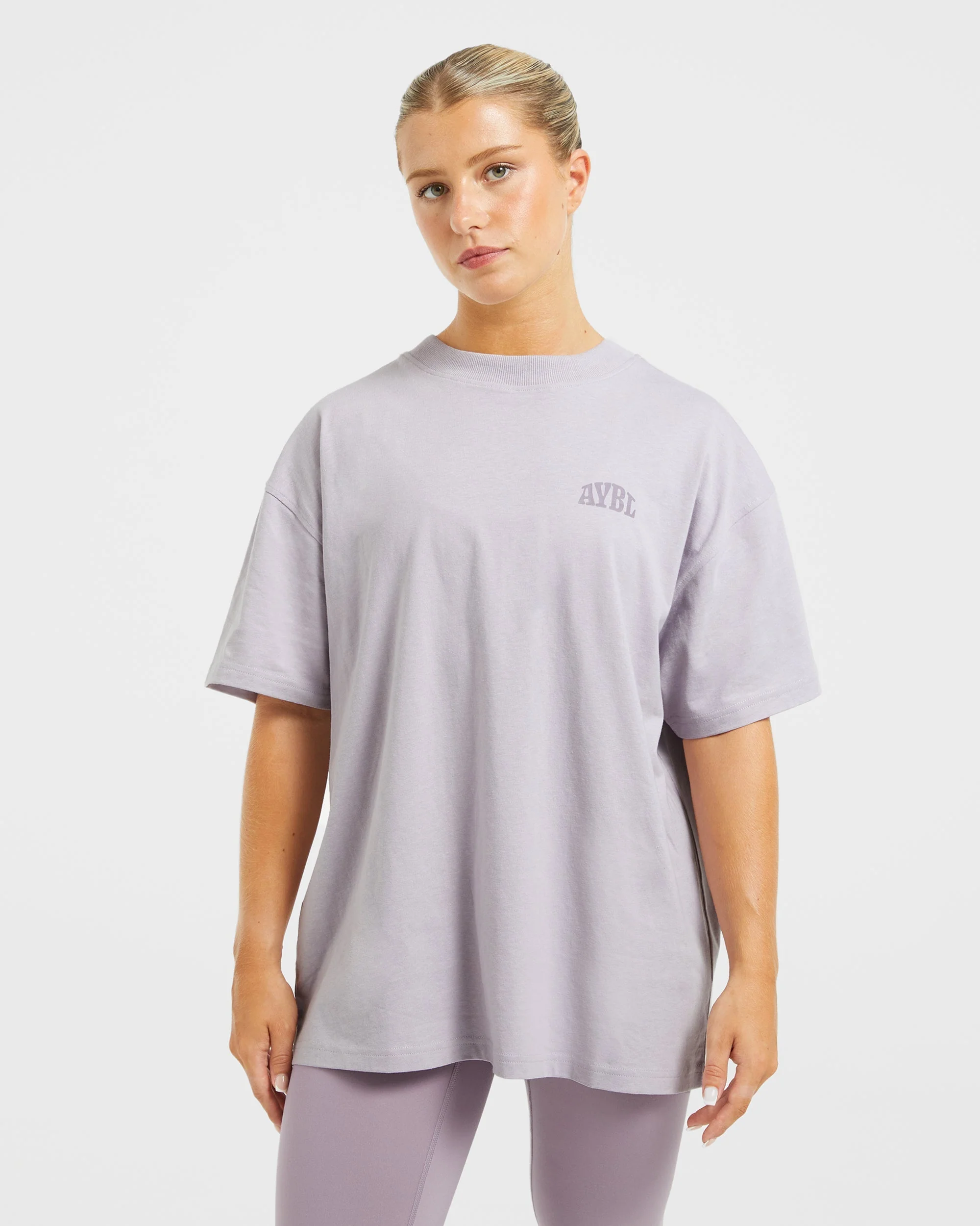 Mind Over Matter Oversized T Shirt - Purple - Image 2