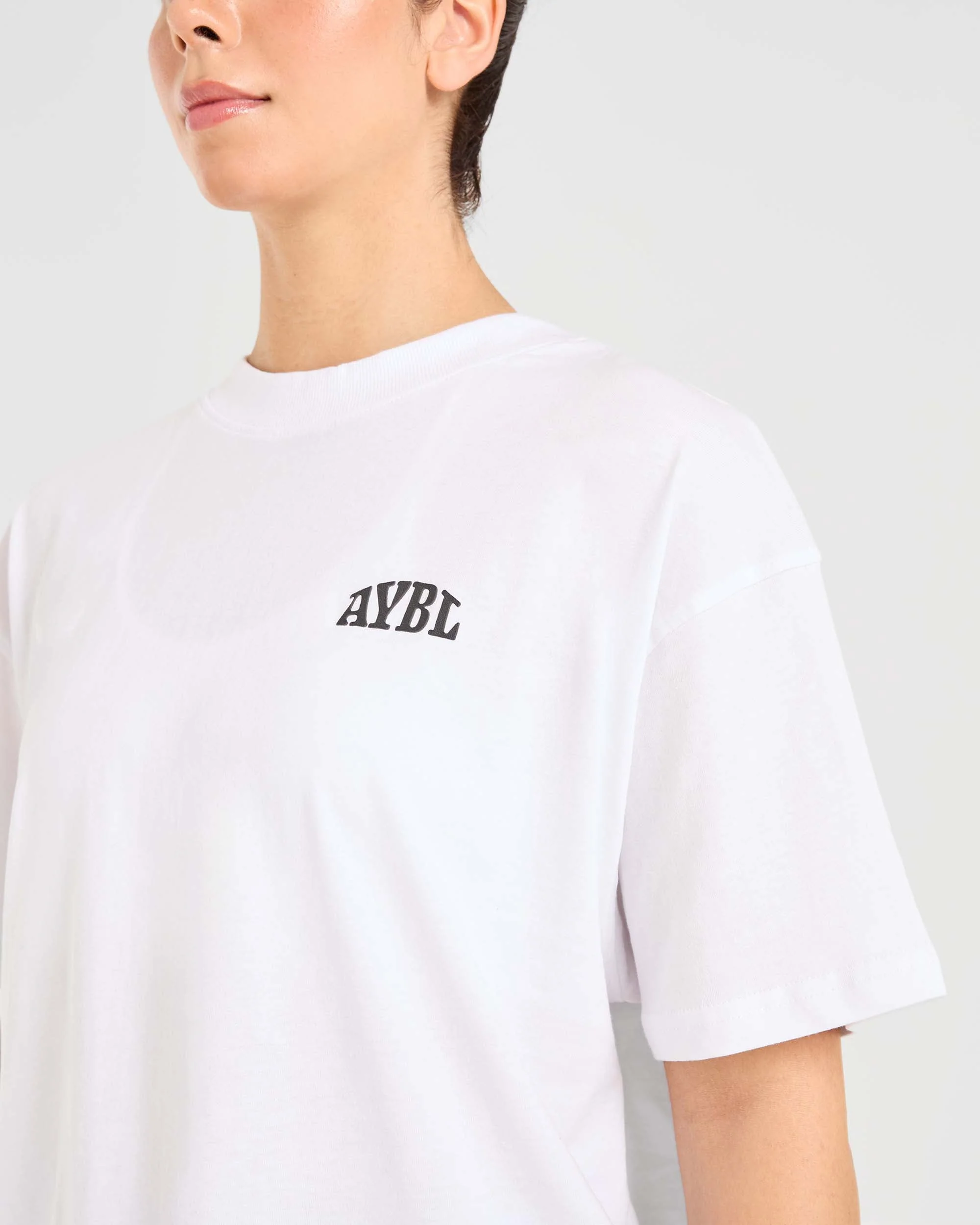 Mind Over Matter Oversized T Shirt - White - Image 5