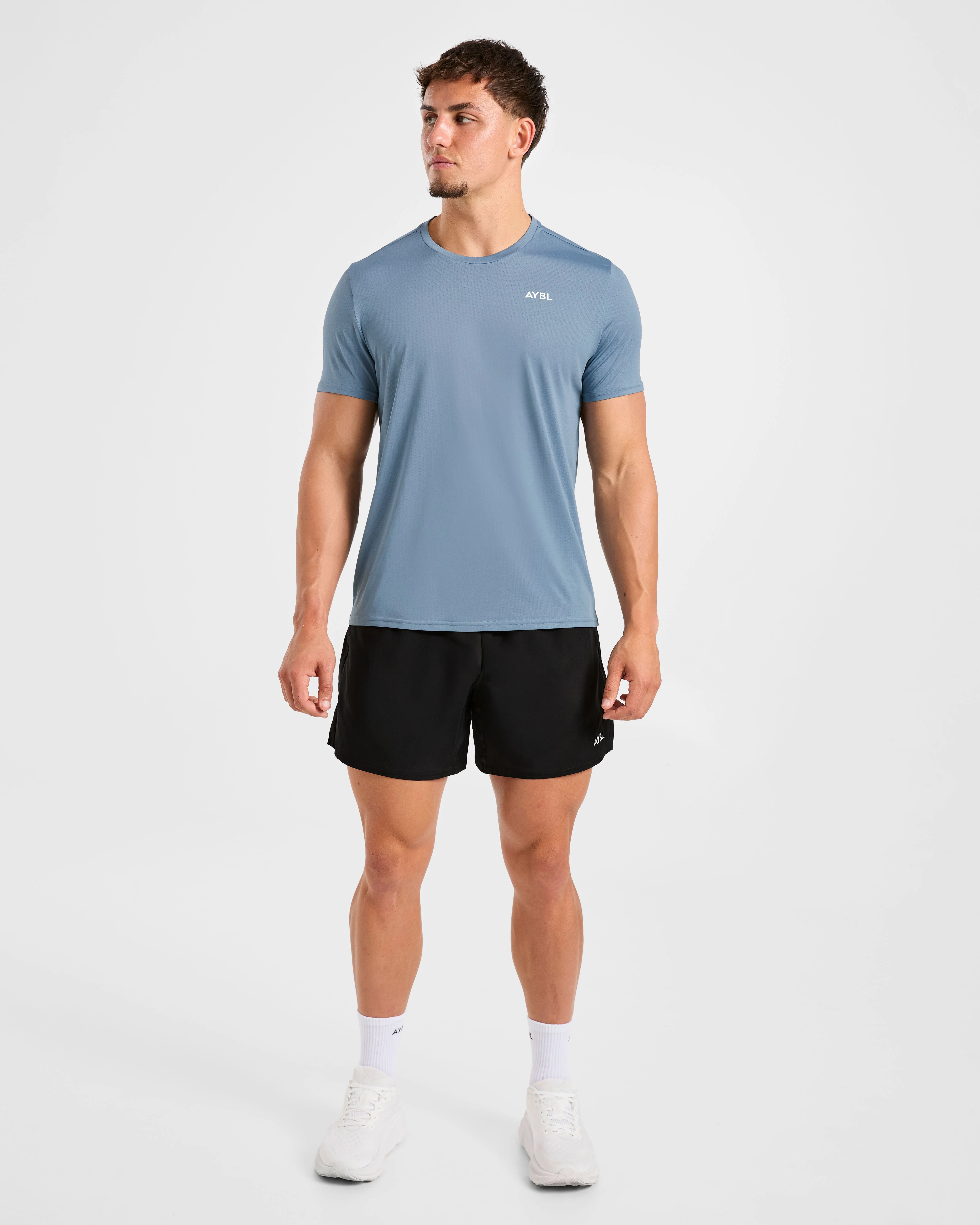 Origin T Shirt - Slate Blue - Image 3