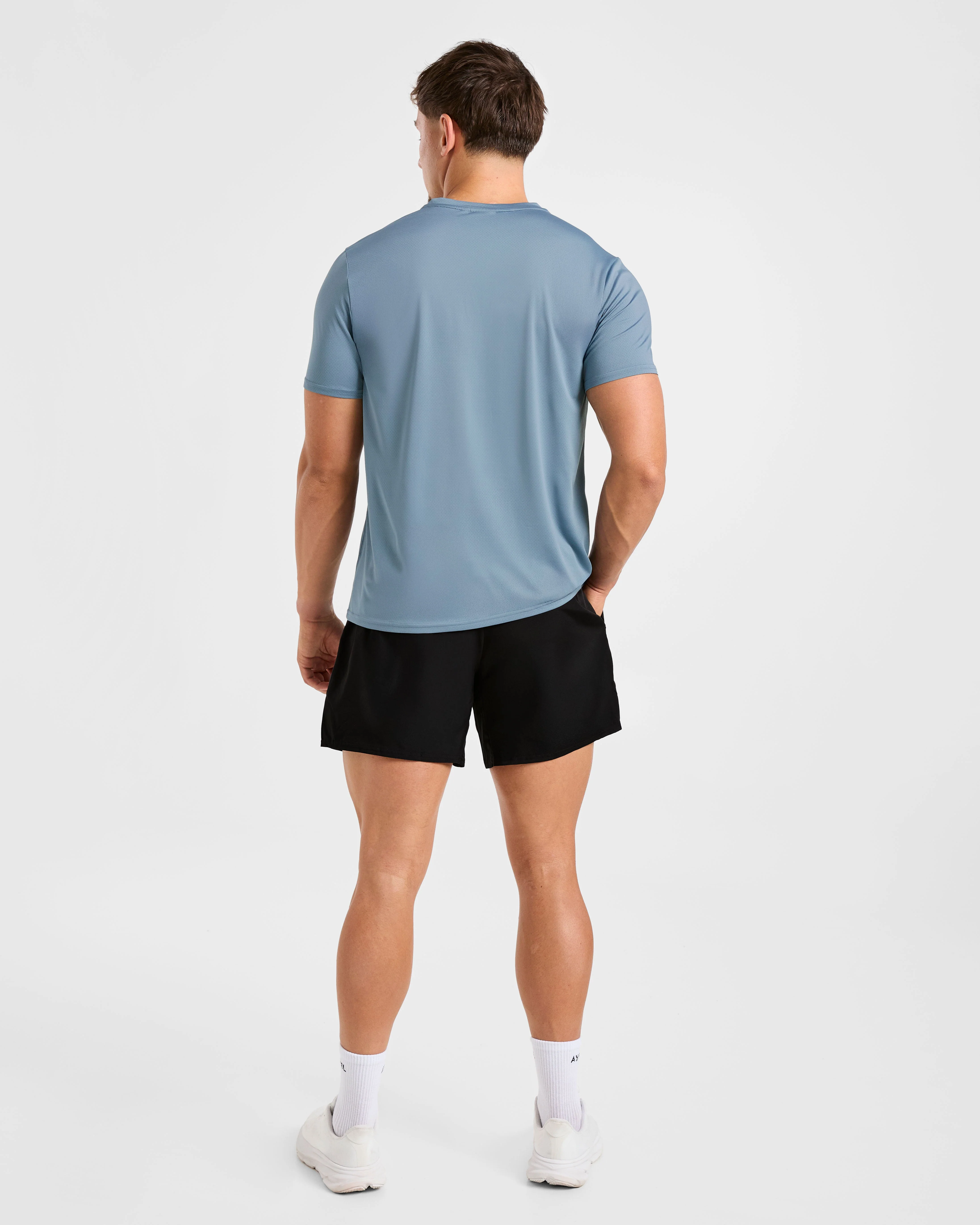 Origin T Shirt - Slate Blue - Image 4