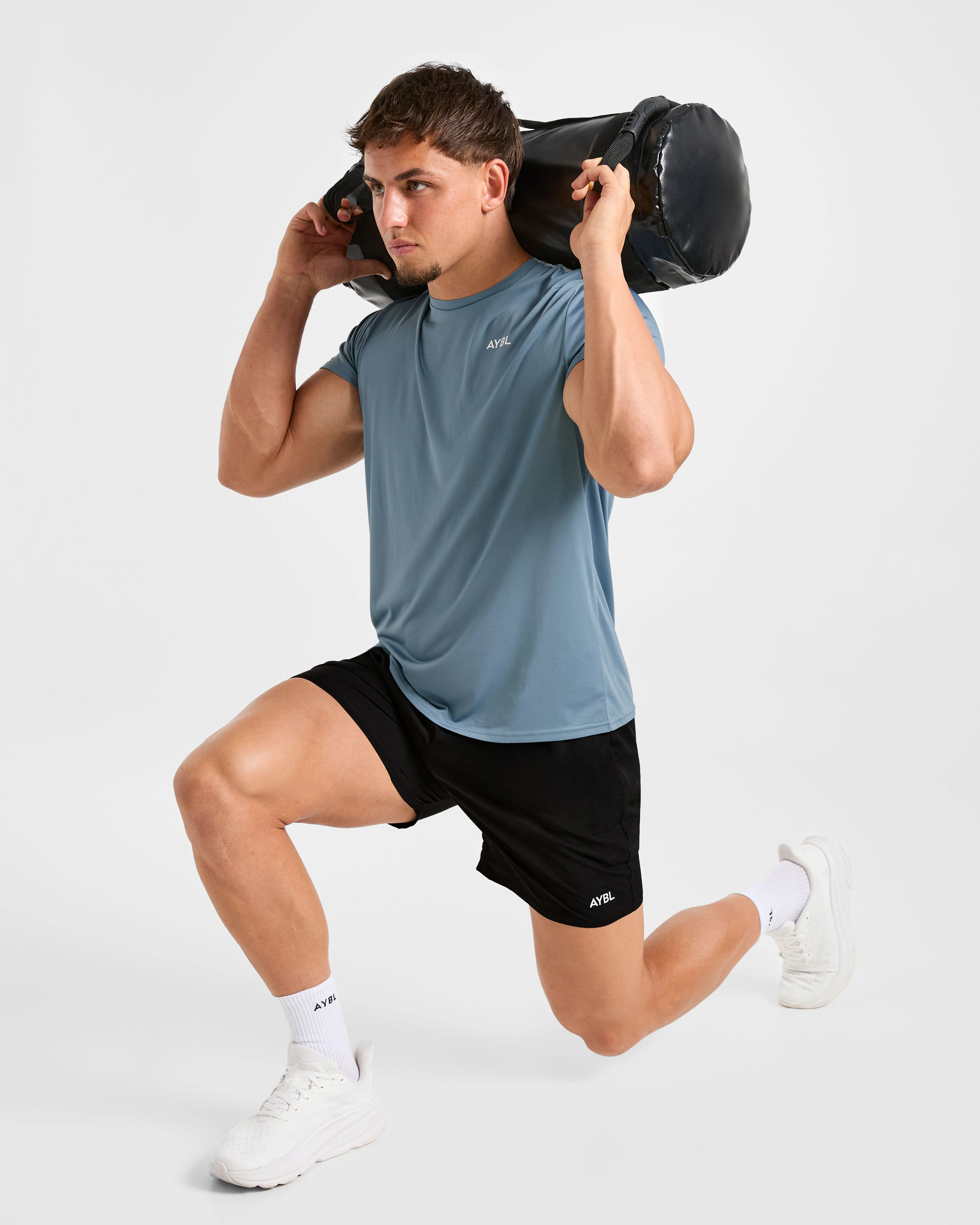 Origin T Shirt - Slate Blue - Image 7