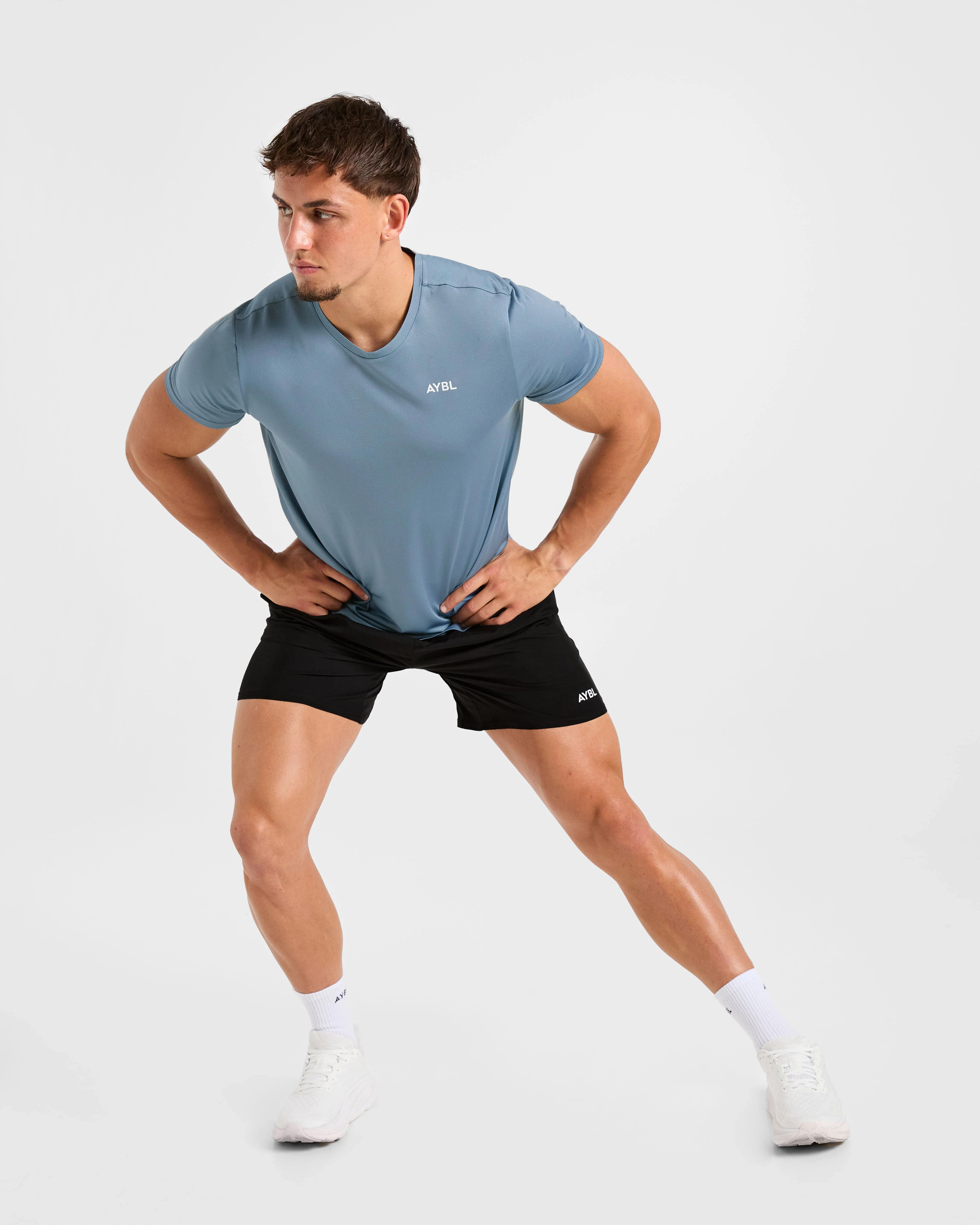 Origin T Shirt - Slate Blue - Image 8