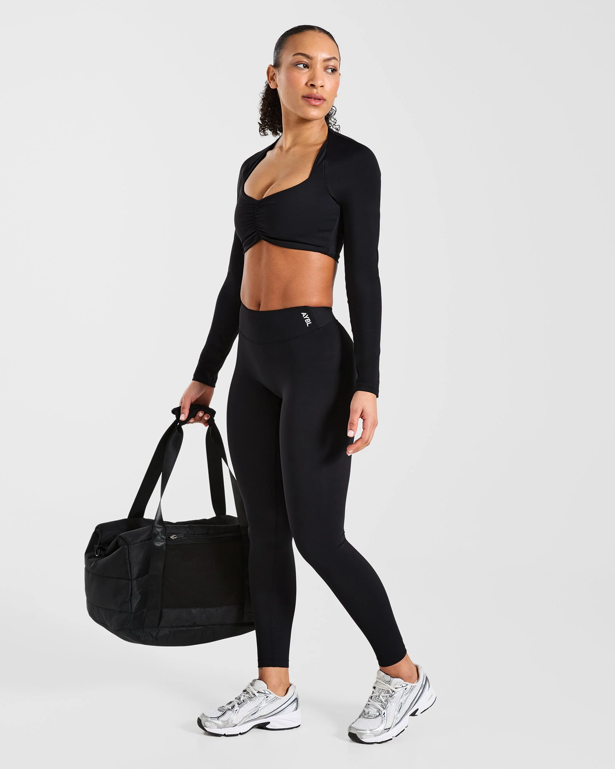 Physique Leggings - Black - Image 7
