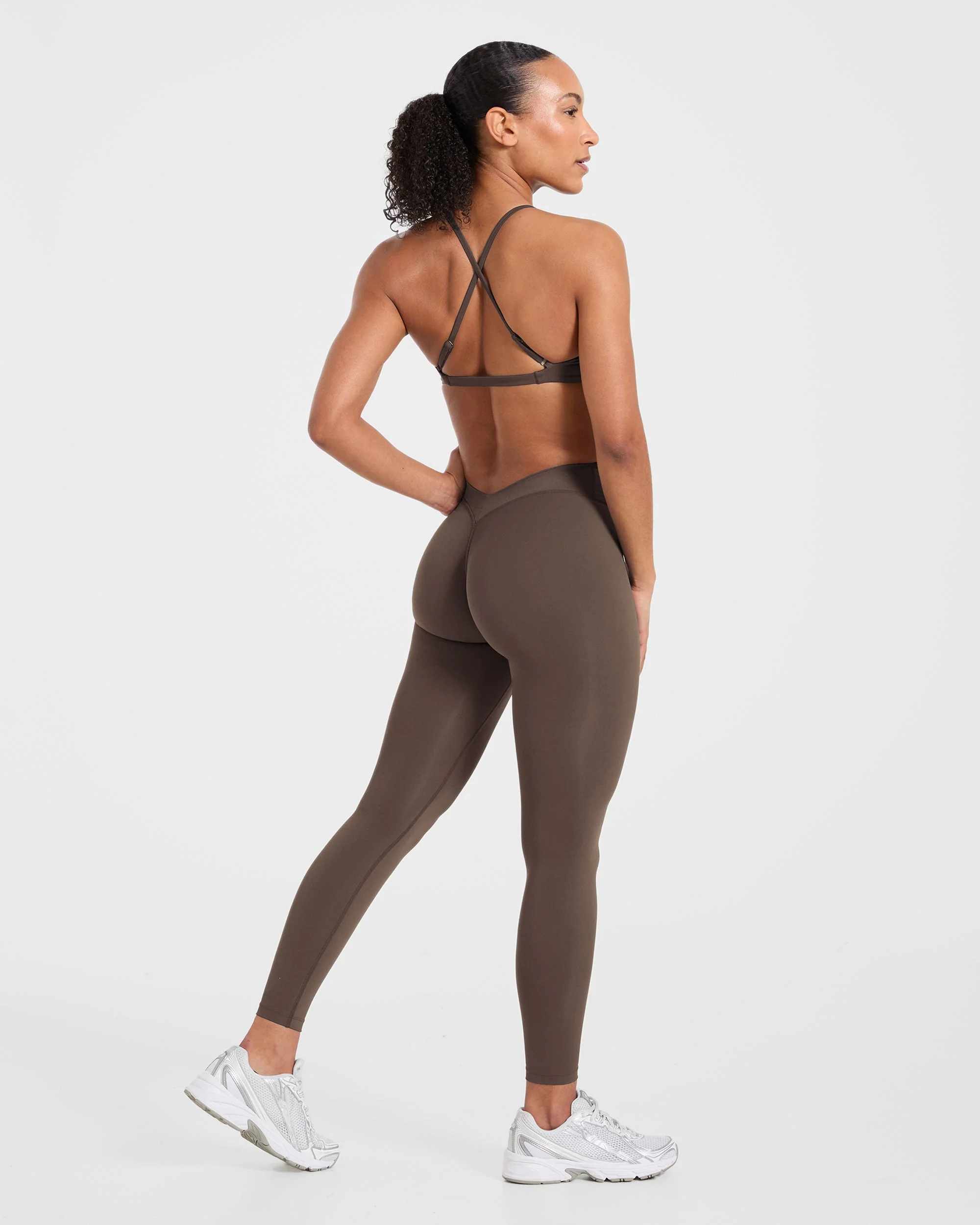 Physique Leggings - Brown - Image 4