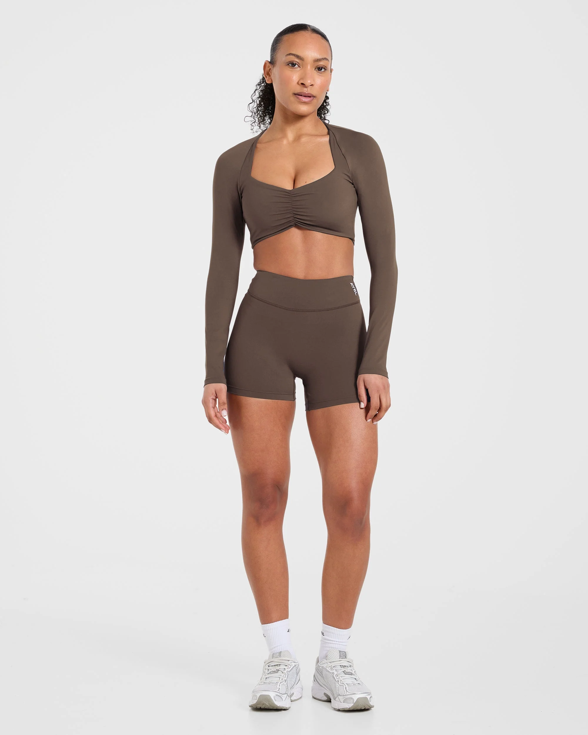Physique Shorts - Brown - Image 3
