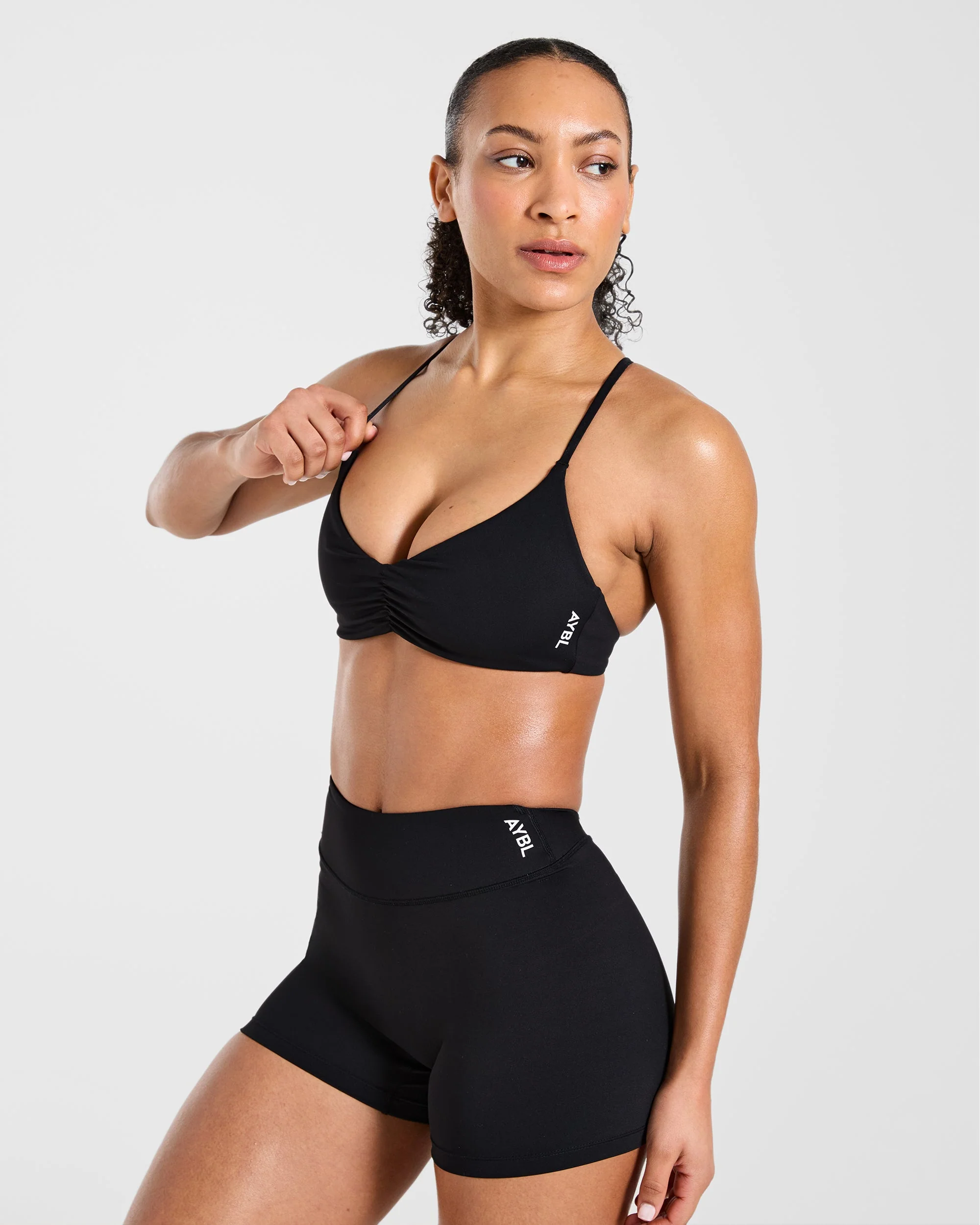 Physique Sports Bra - Black - Image 8