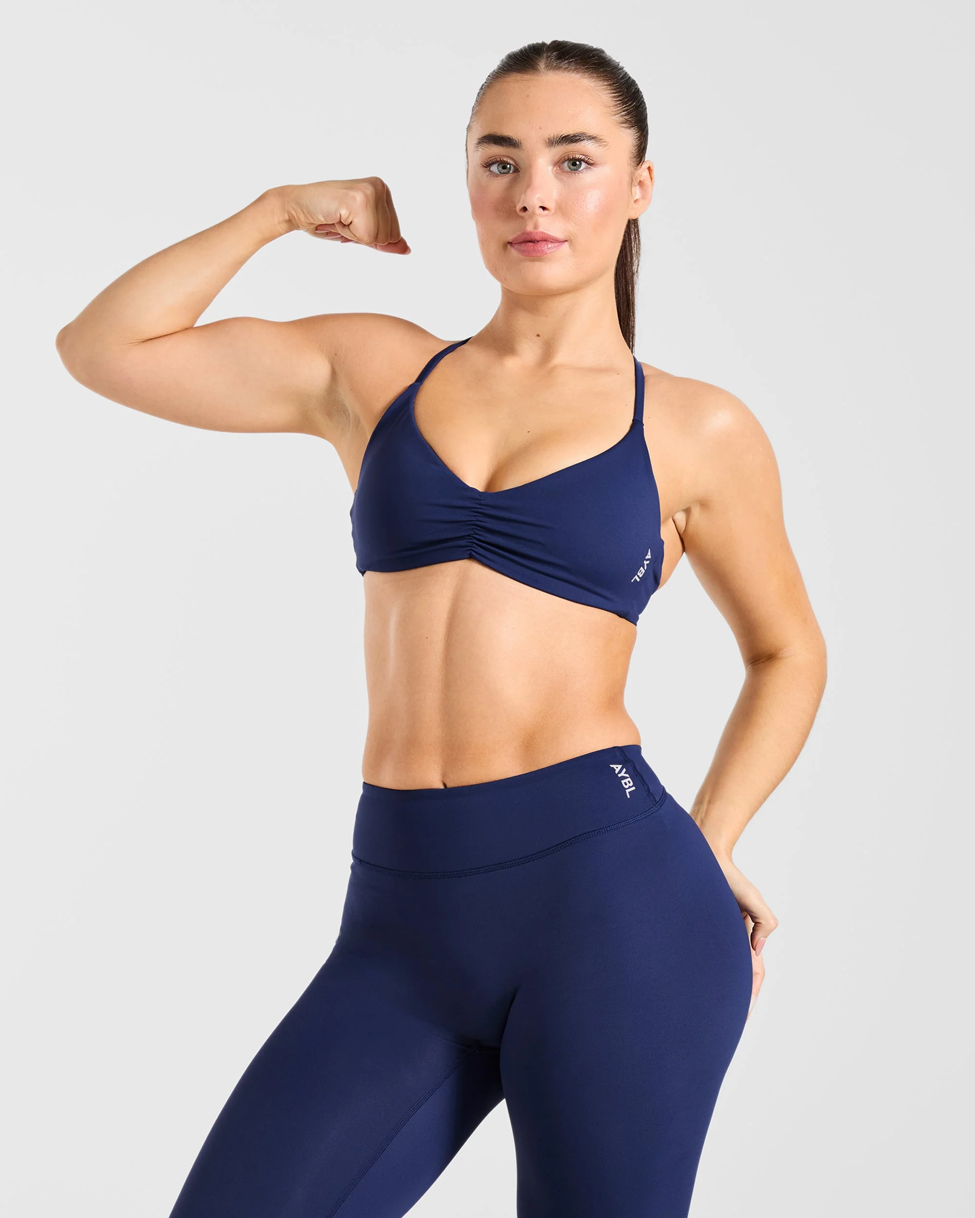 Physique Sports Bra - Midnight Navy - Image 7