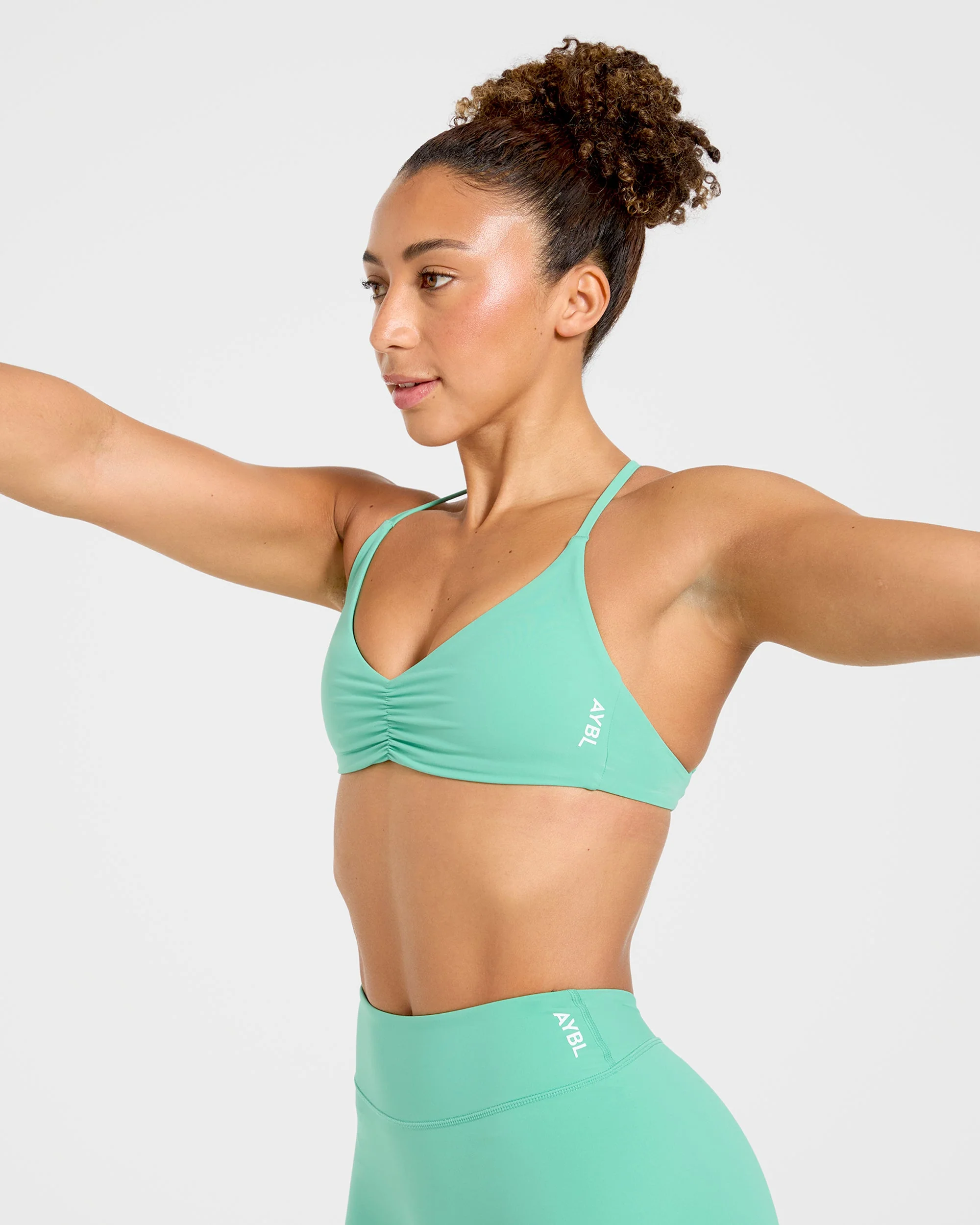 Physique Sports Bra - Summer Green - Image 9