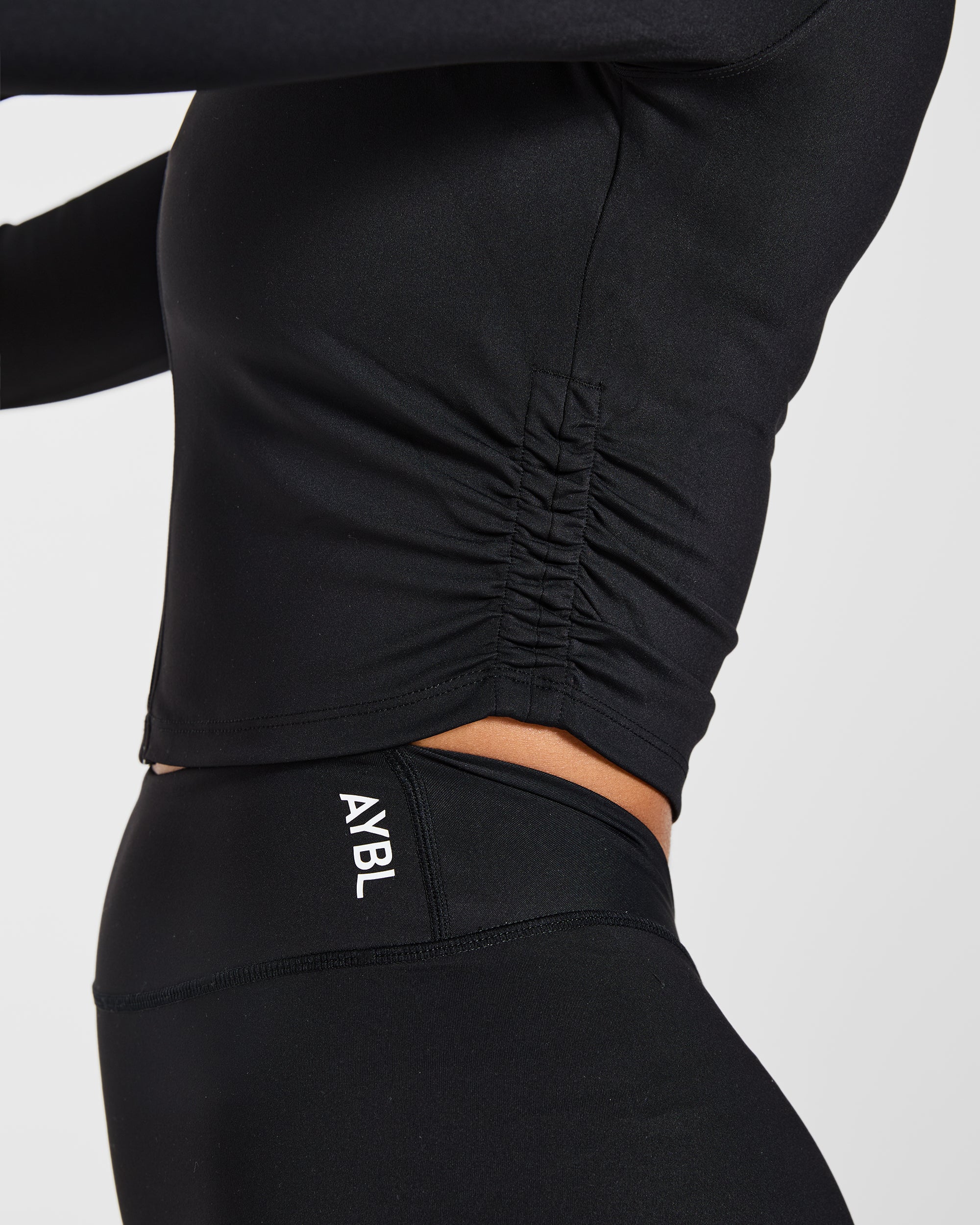 Physique Zip Up Jacket - Black - Image 6