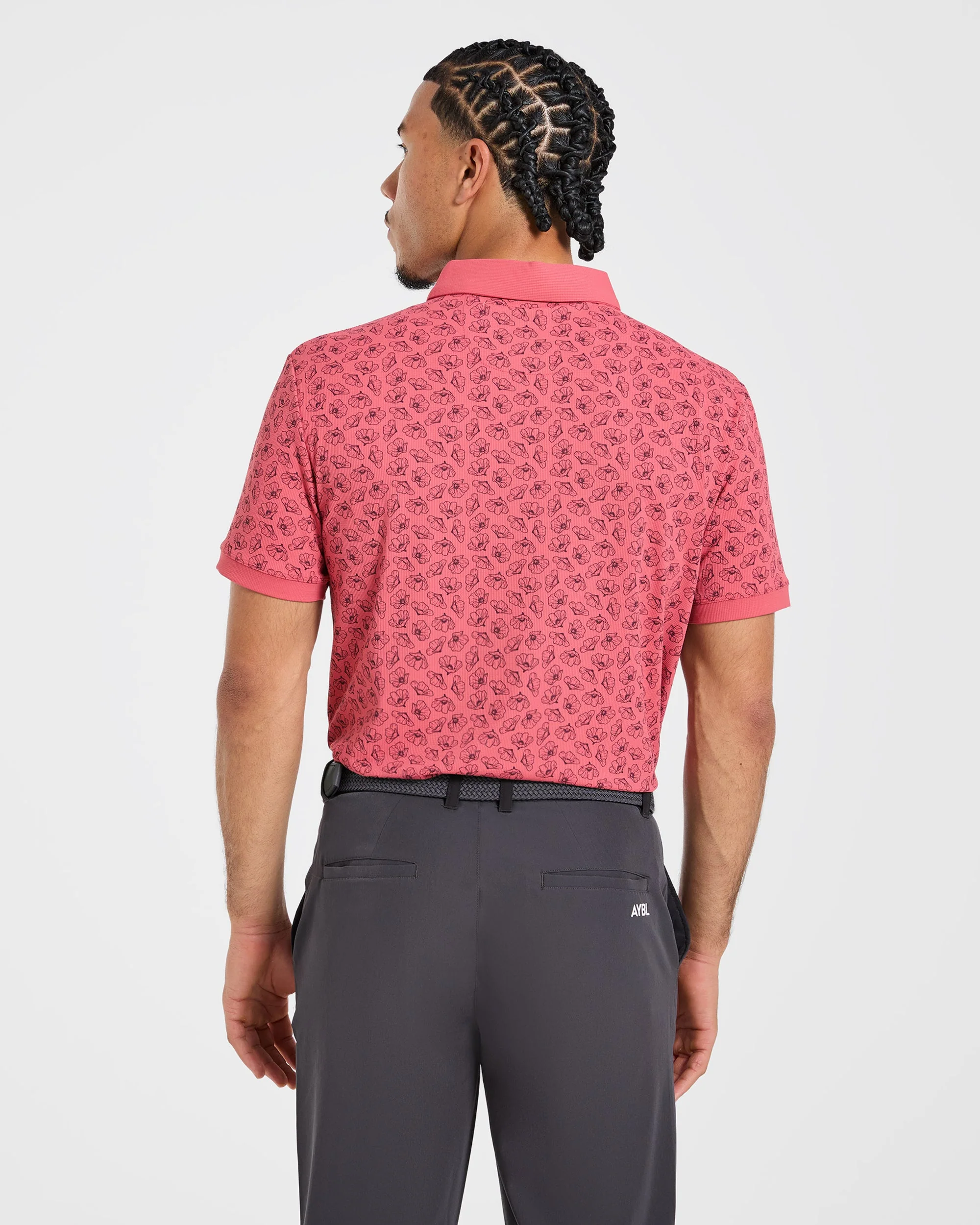 Precision Camellias Polo - Red - Image 2