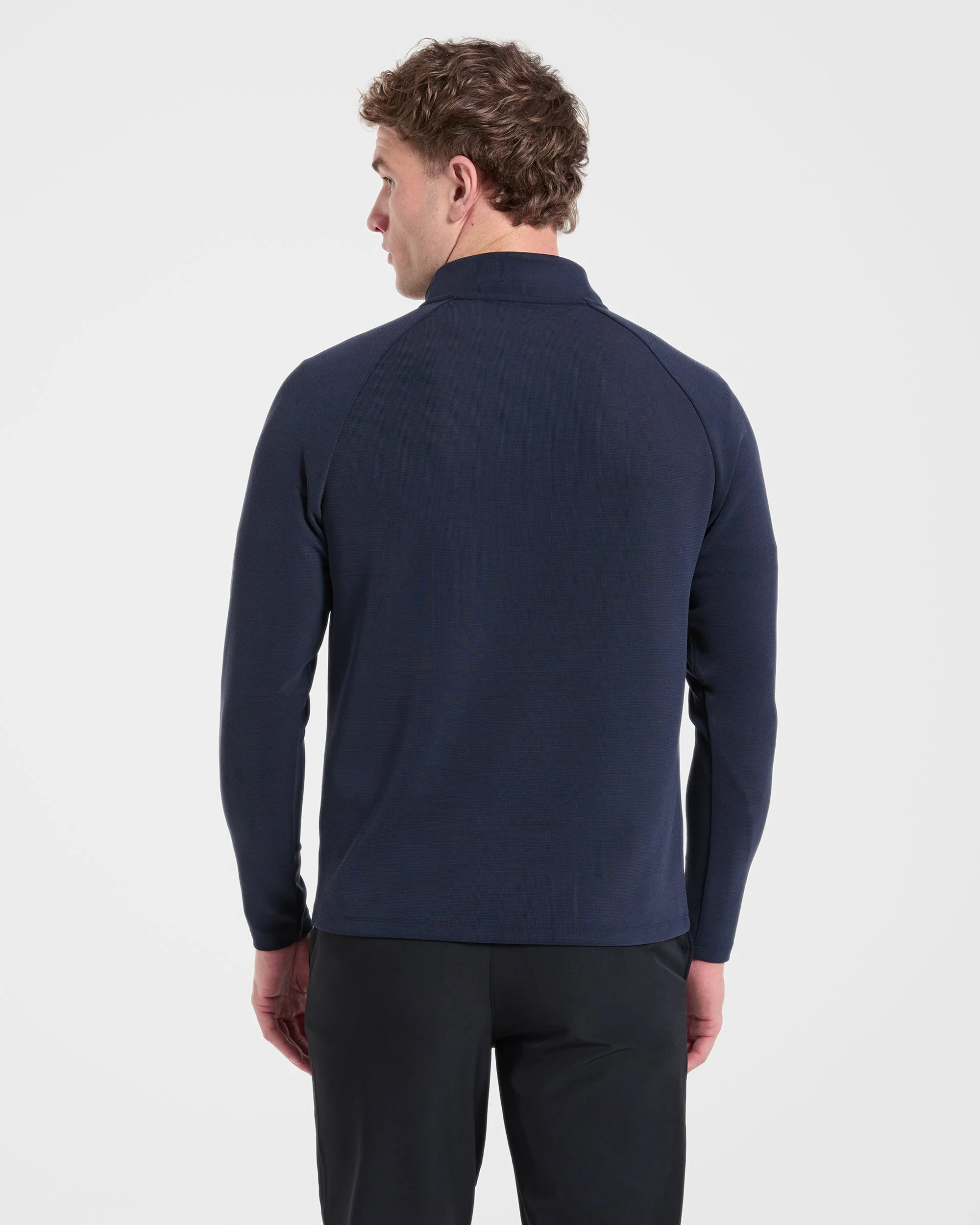 Precision Hybrid 1/4 Zip Pullover - Navy - Image 2
