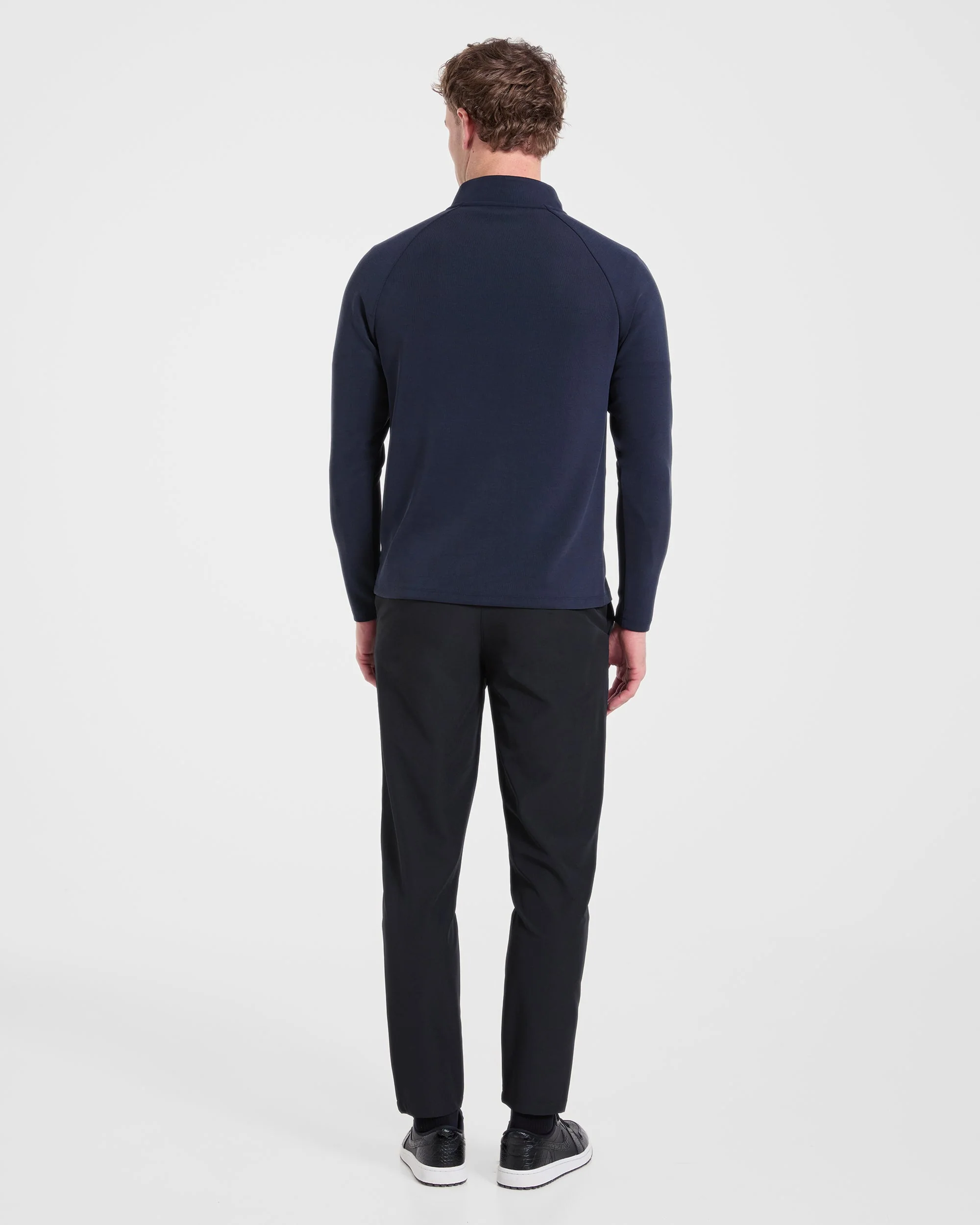 Precision Hybrid 1/4 Zip Pullover - Navy - Image 4