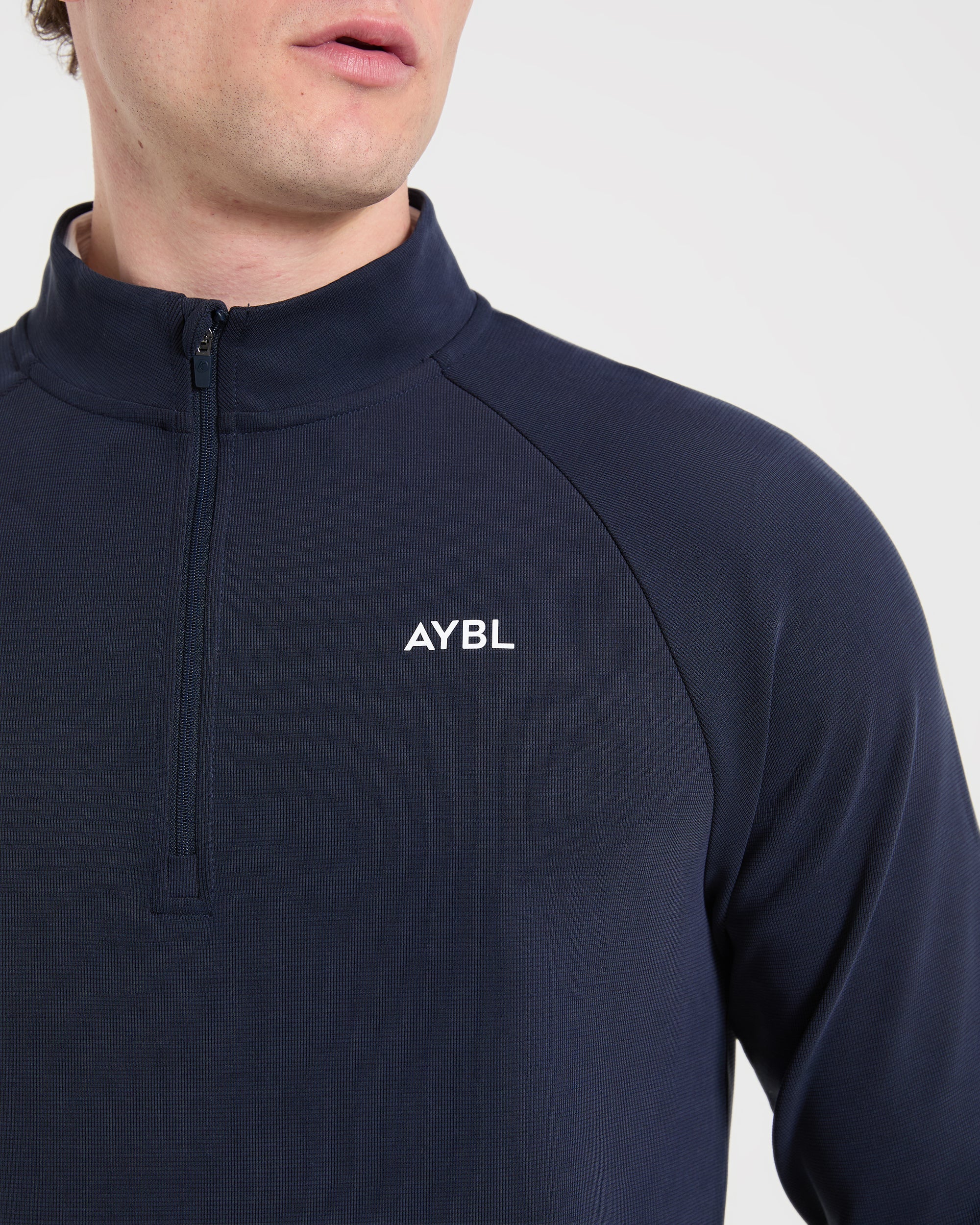 Precision Hybrid 1/4 Zip Pullover - Navy - Image 5