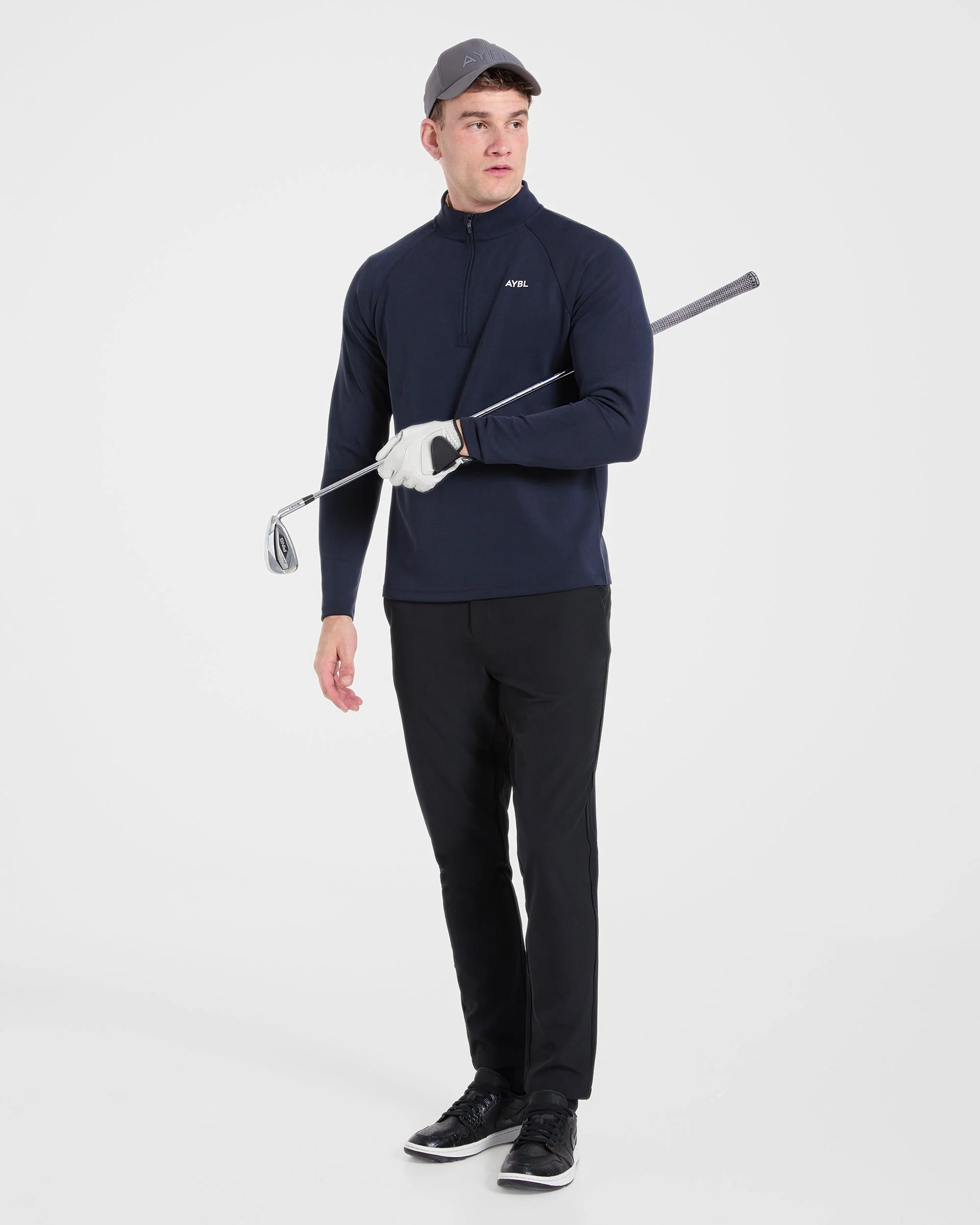 Precision Hybrid 1/4 Zip Pullover - Navy - Image 7